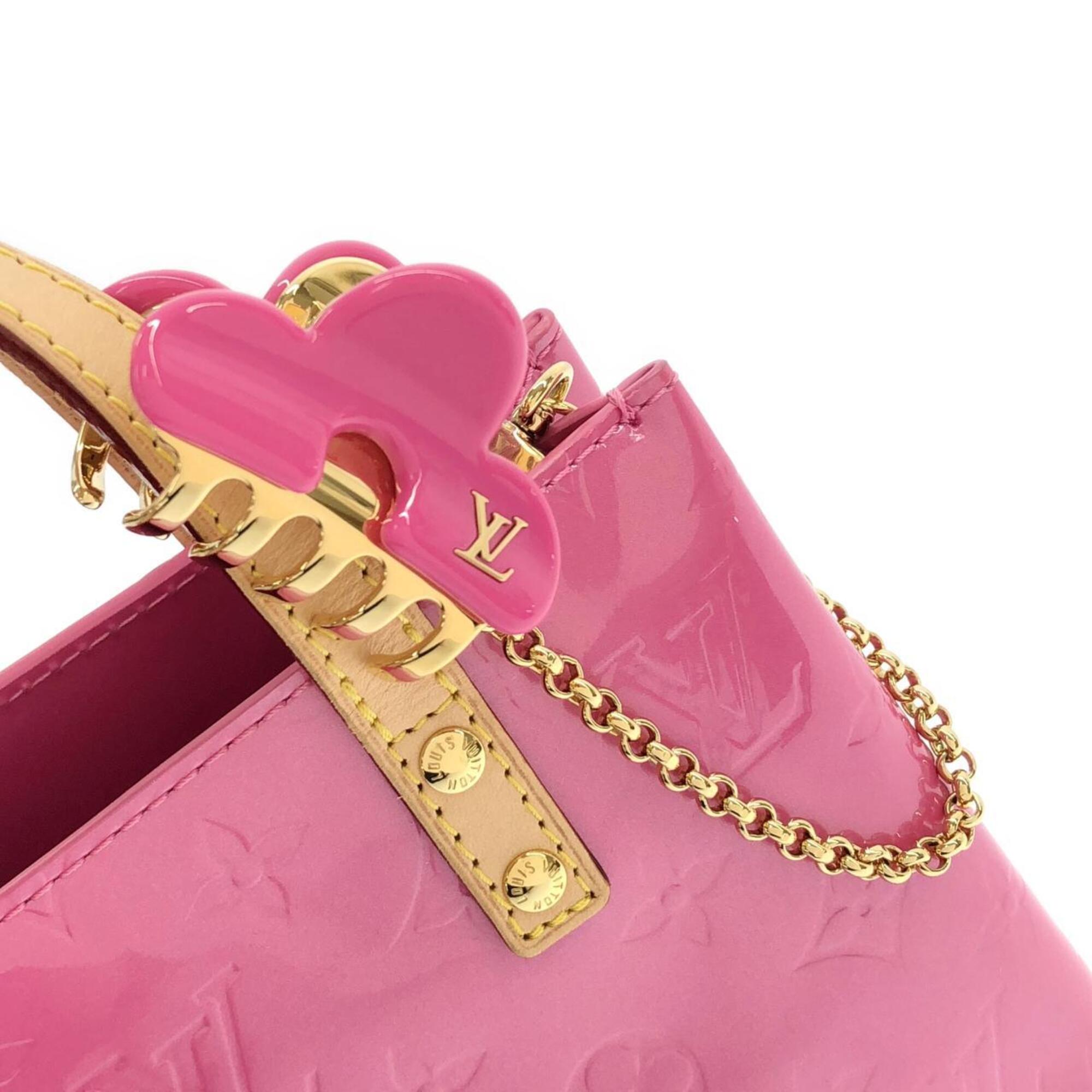 Louis Vuitton Pink Leather Handbag (Pre-Owned)