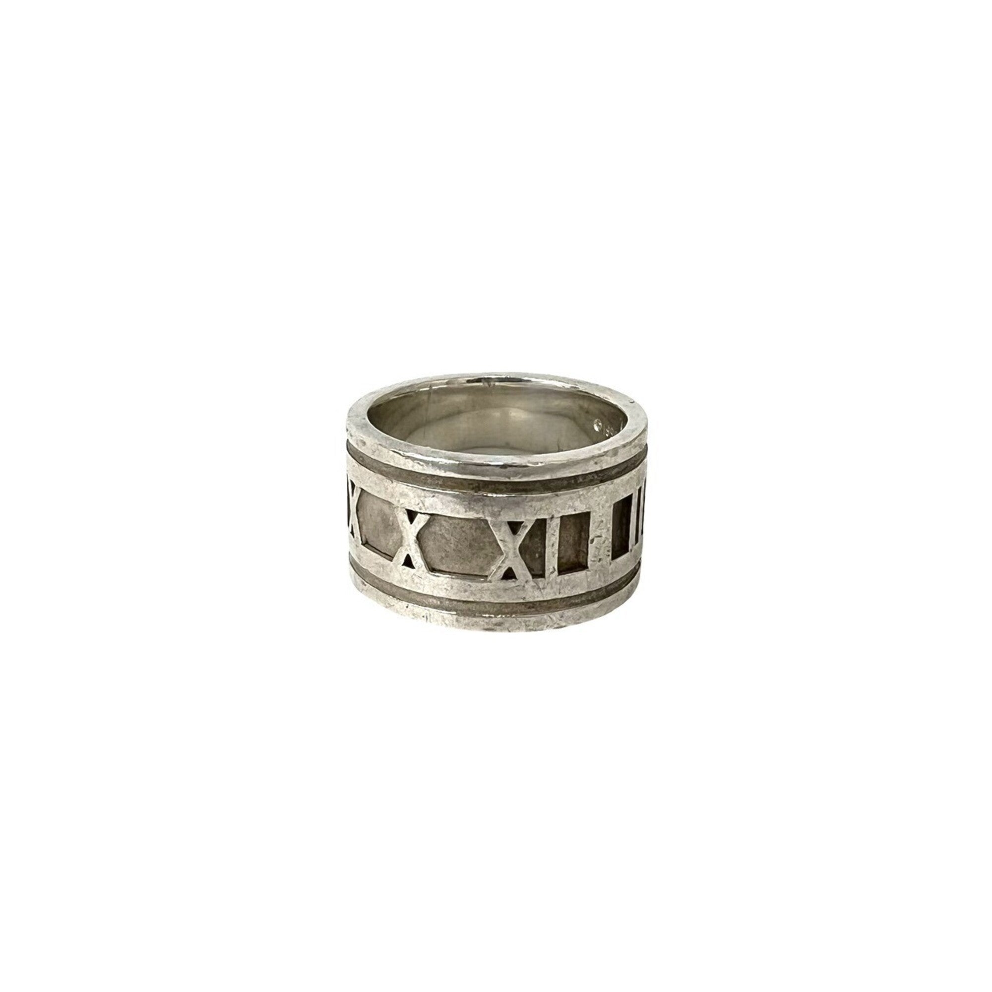 Tiffany Silver Silver 925 Band Ring (Pre-Owned)