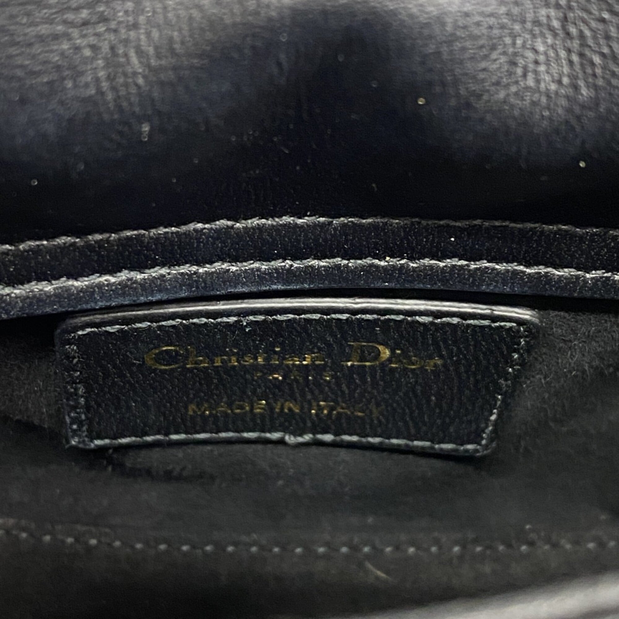 Christian Dior Black Leather Handbag (Pre-Owned)