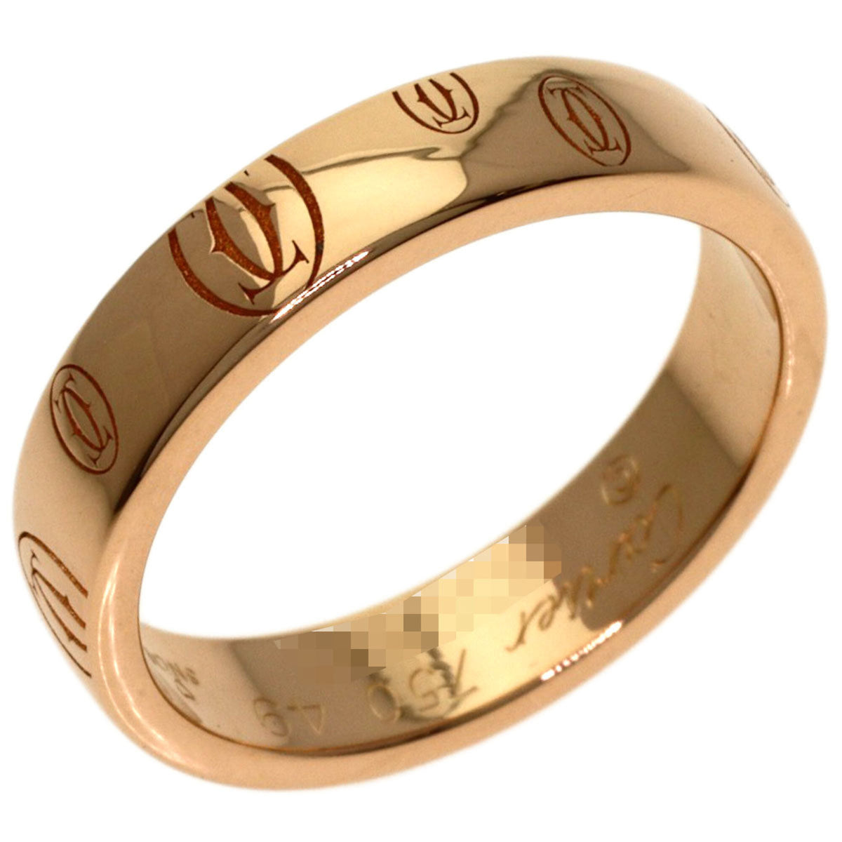 Cartier Happy Birthday Pink Gold (18K) Band Ring (Pre-Owned)