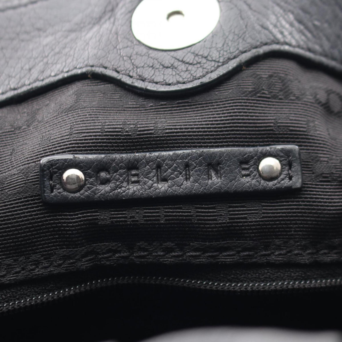Celine Black Leather Handbag Shoulder Bag (Pre-Owned)