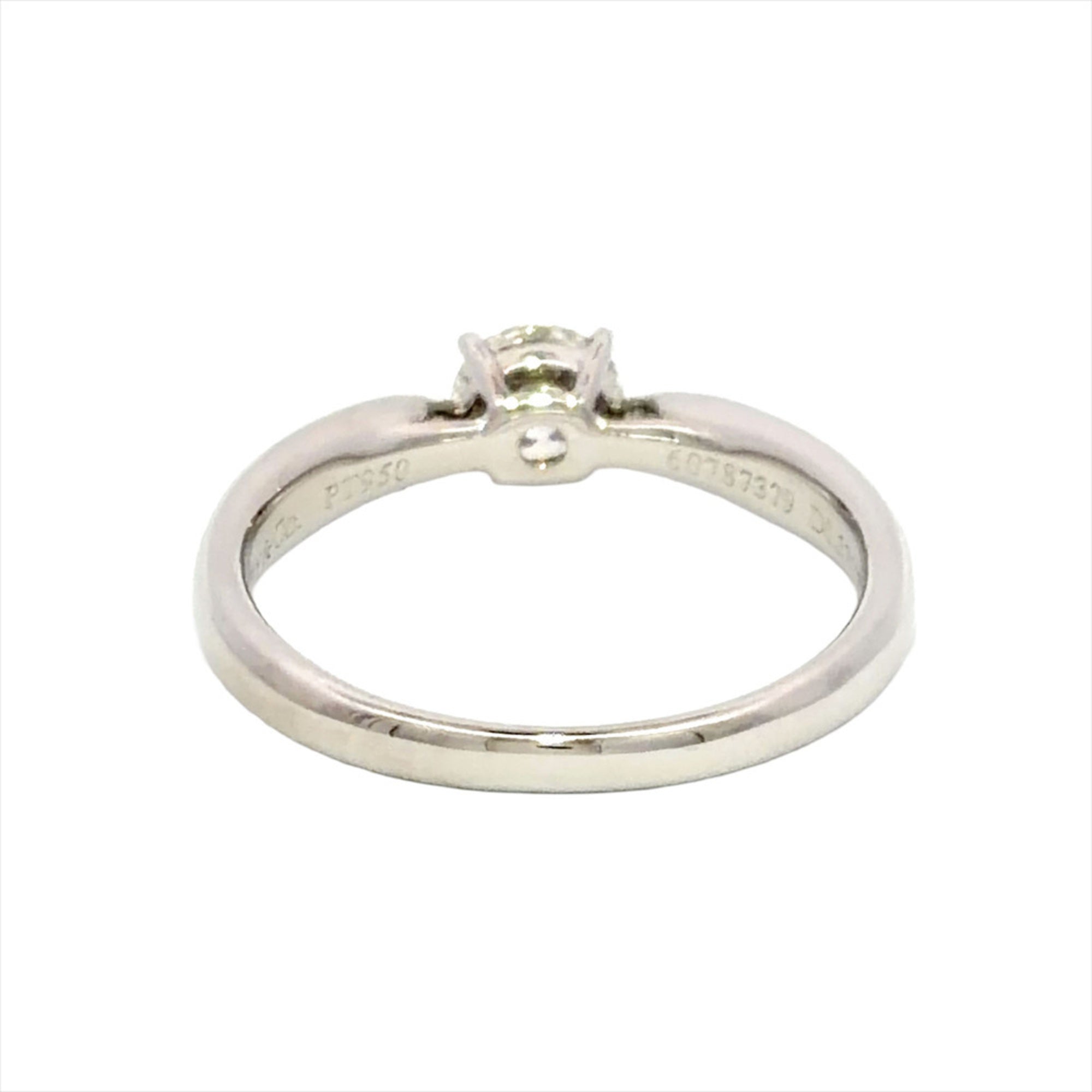 Tiffany Platinum Platinum 950 Band Ring (Pre-Owned)