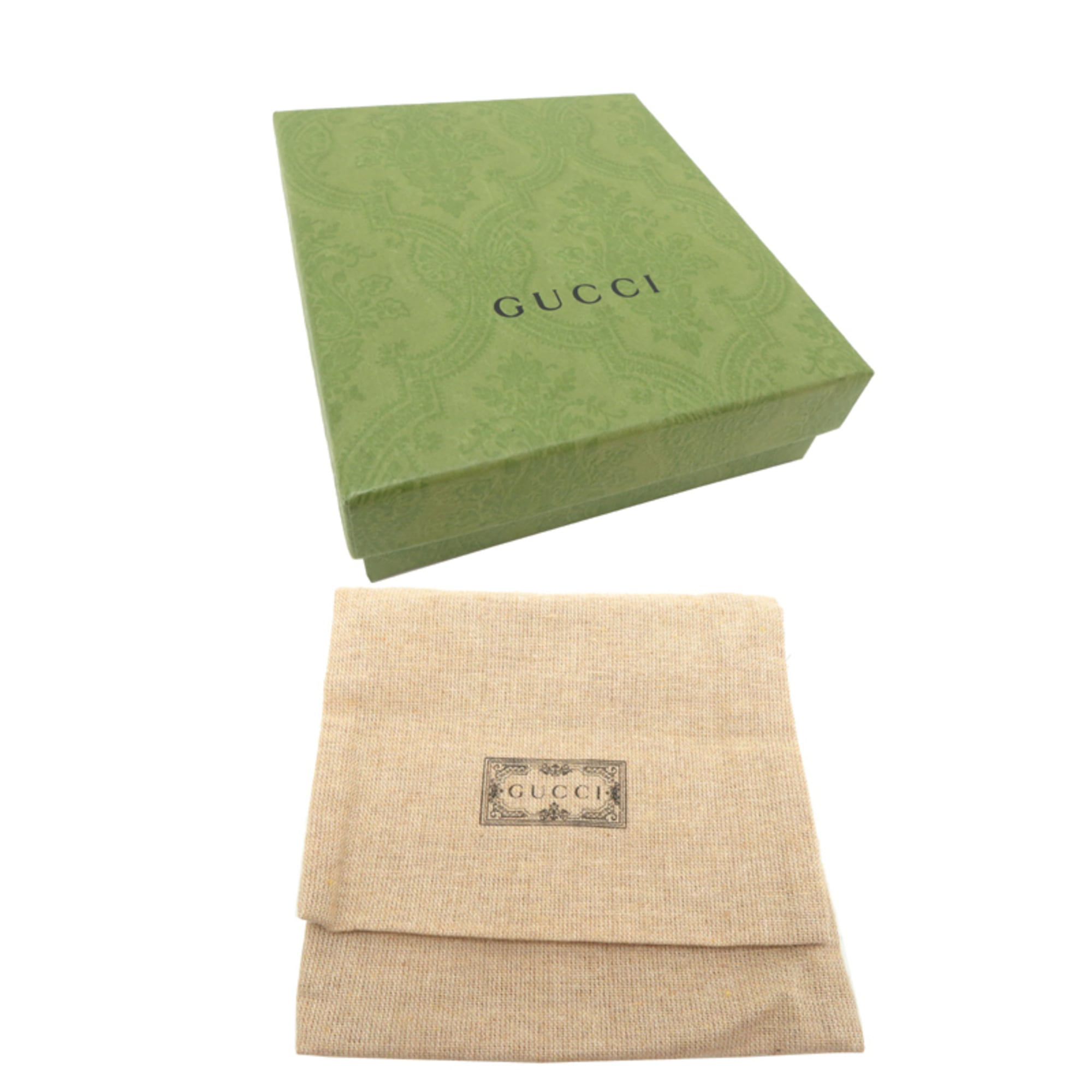 Gucci Gg Supreme Leather Wallet (Bi-Fold) (Pre-Owned)