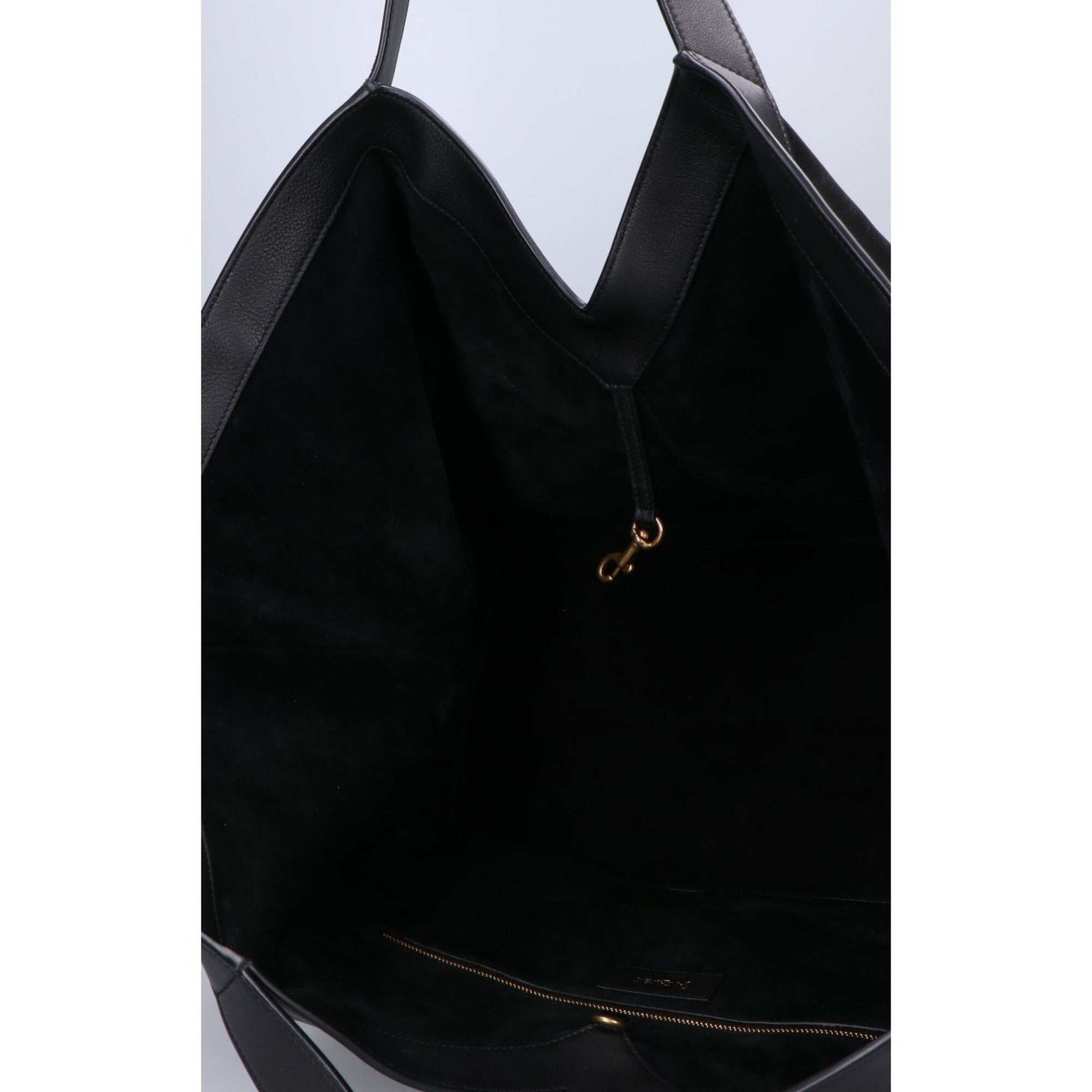 Saint Laurent Black Leather Tote Bag (Pre-Owned)