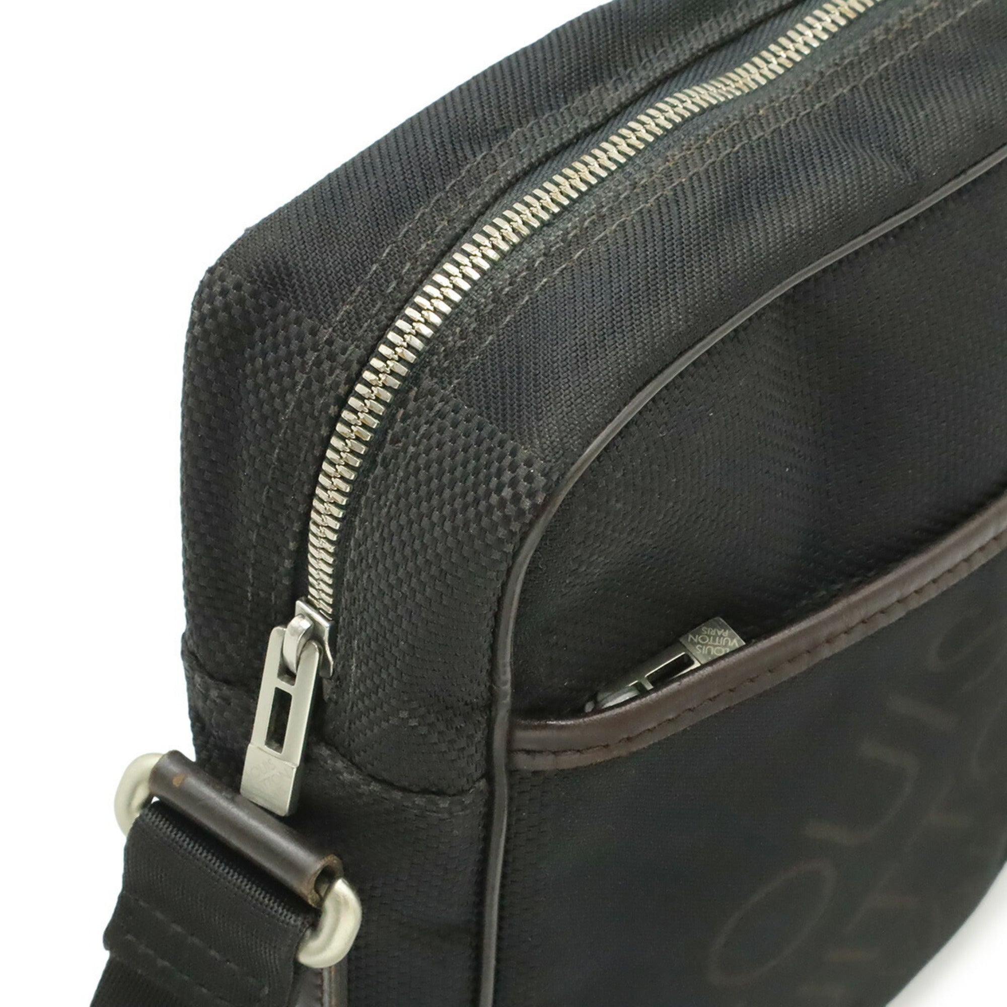 Louis Vuitton Black Noir Damier Geant Shoulder Bag (Pre-Owned)