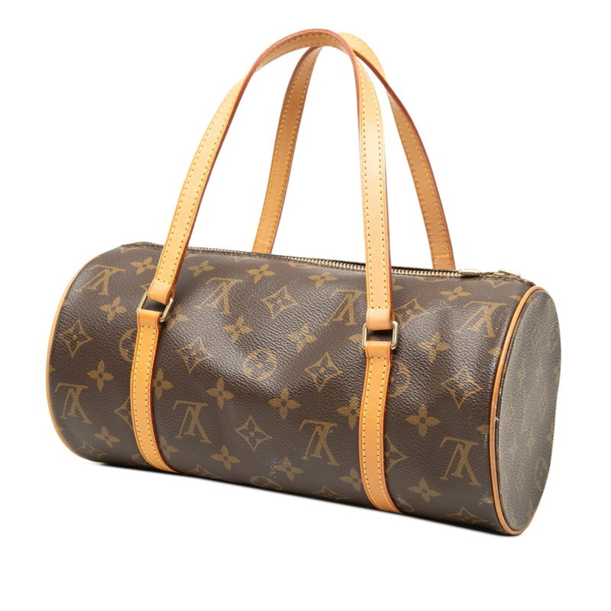 Louis Vuitton Brown Pvc Leather Handbag (Pre-Owned)