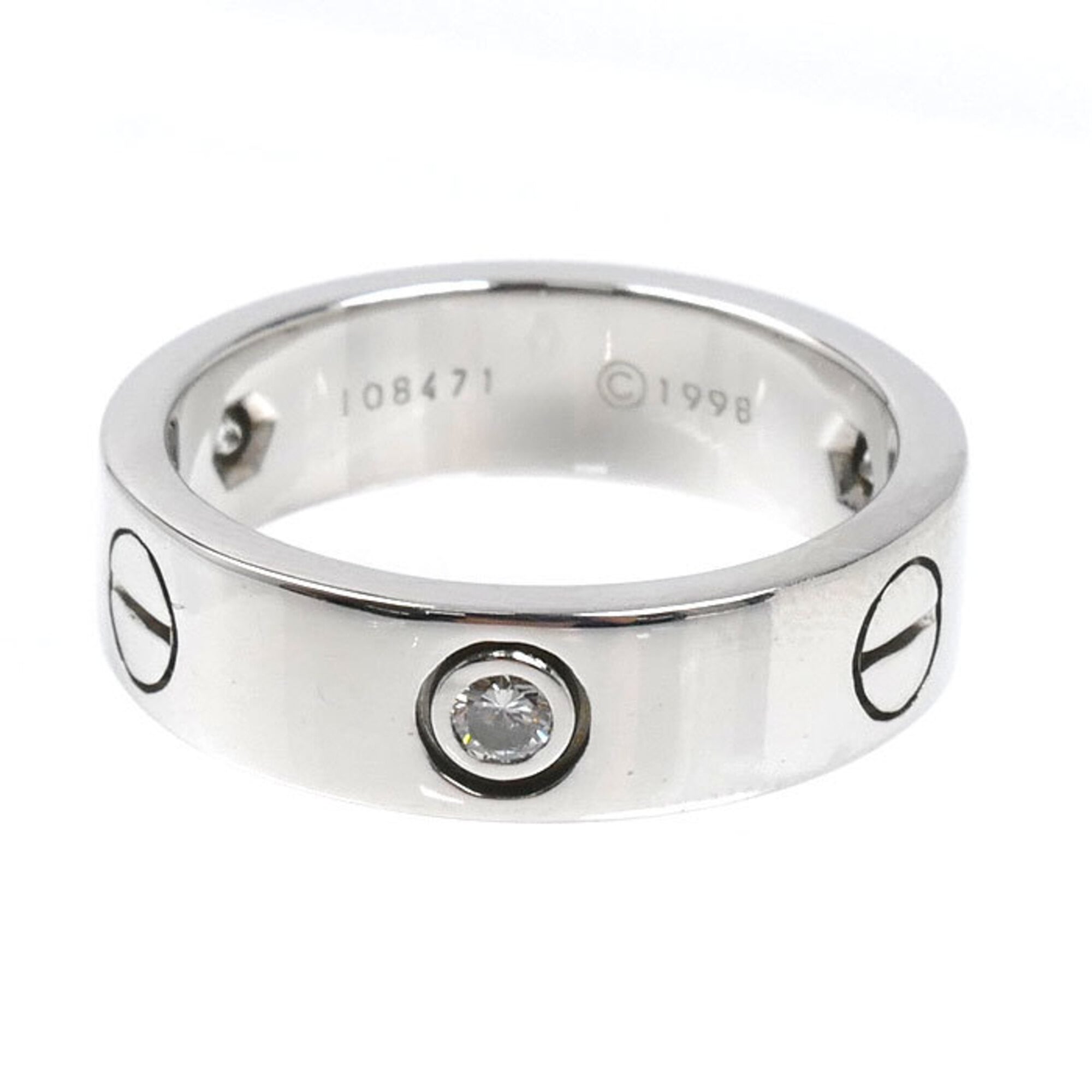 Cartier White Gold (18K) Band Ring (Pre-Owned)