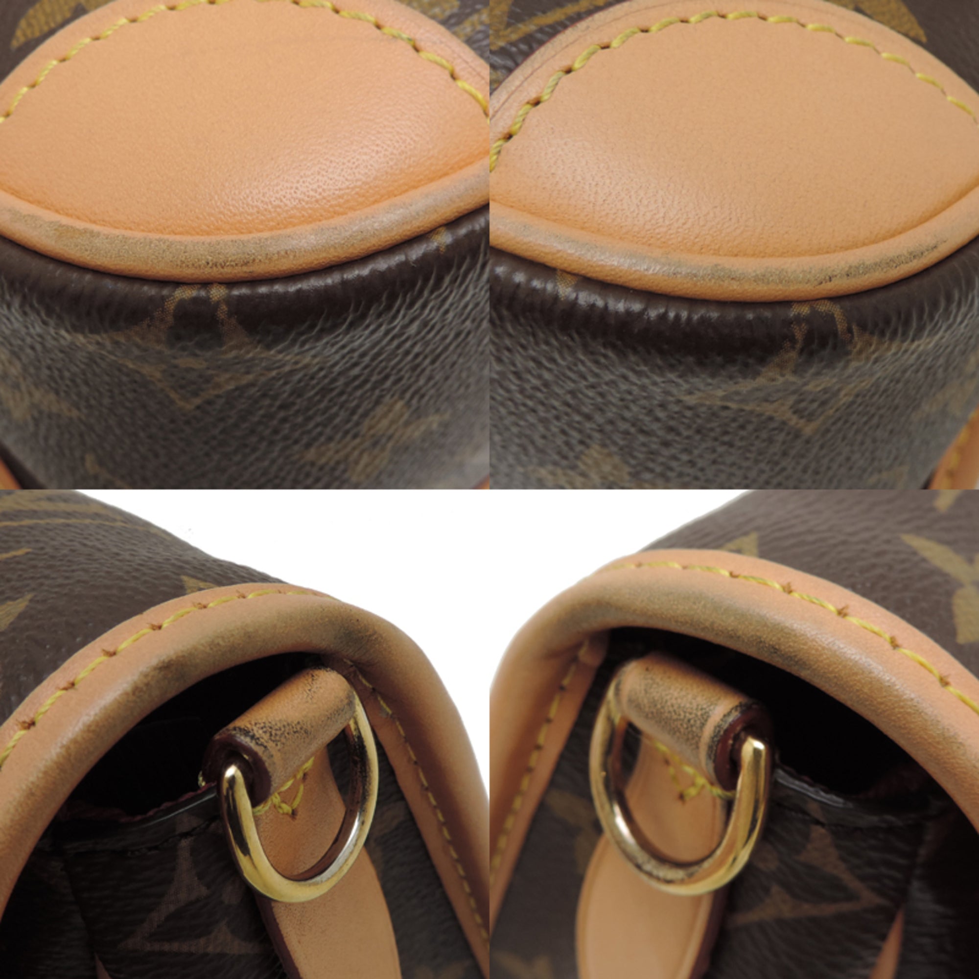 Louis Vuitton Brown Fuchsia Pink Monogram Shoulder Bag (Pre-Owned)