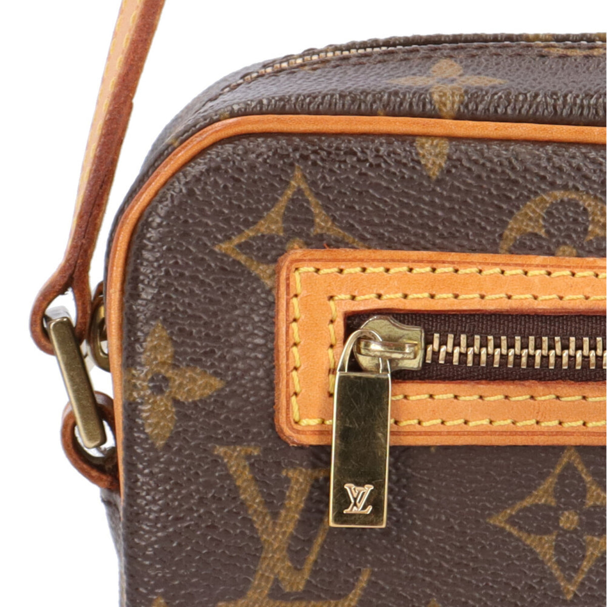Louis Vuitton Monogram Brown Galle Monogram Monogram Pochette Shoulder Bag (Pre-Owned)