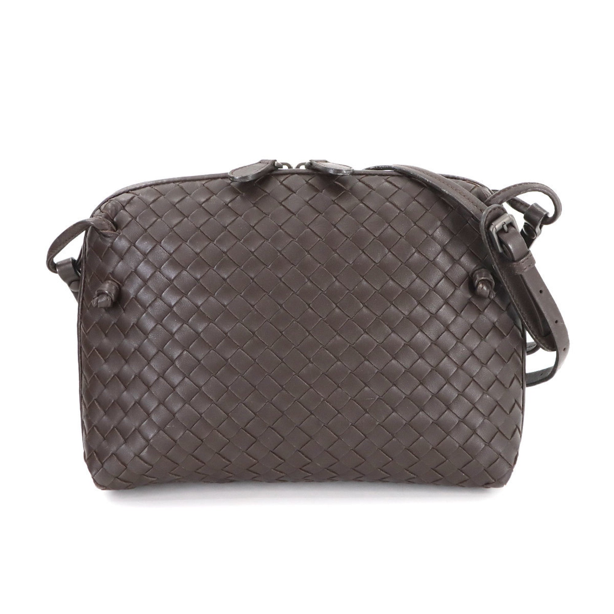 Bottega Veneta Brown Leather Shoulder Bag (Pre-Owned)