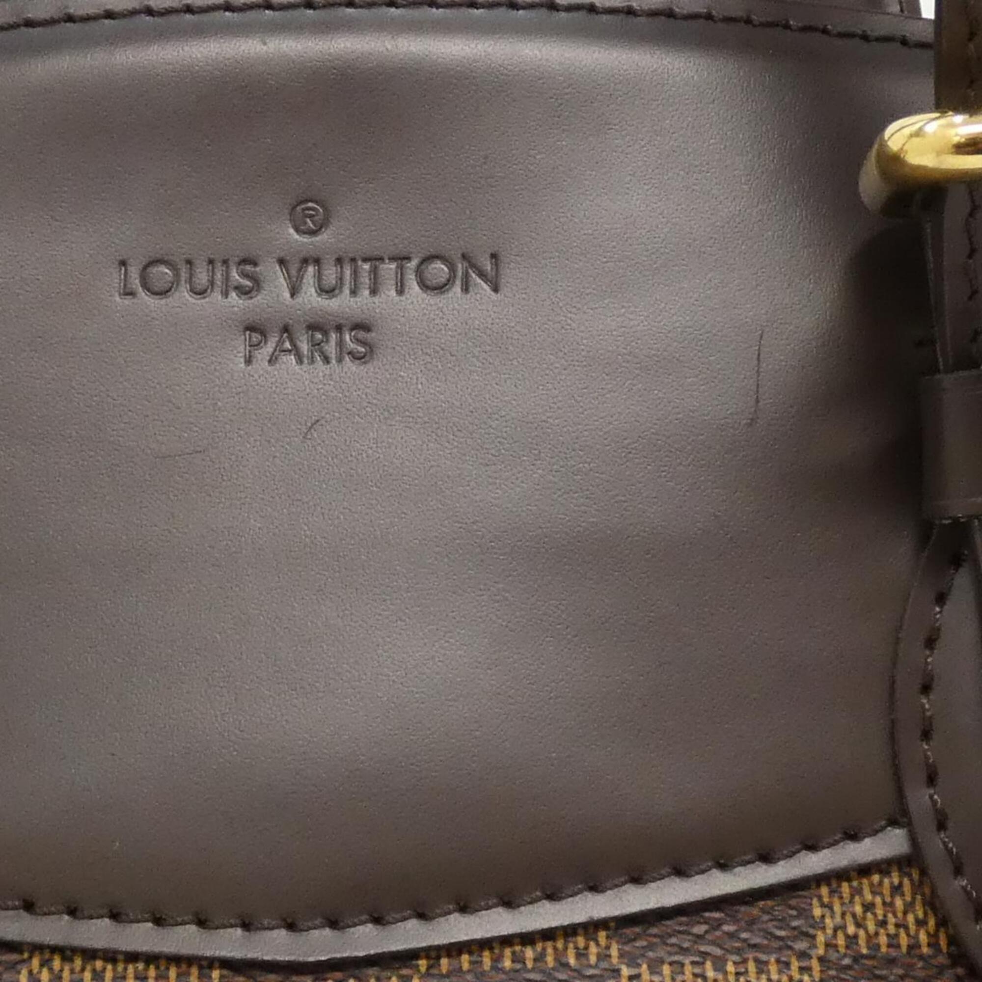 Louis Vuitton Ebene Coated Canvas Shoulder Bag (Pre-Owned)