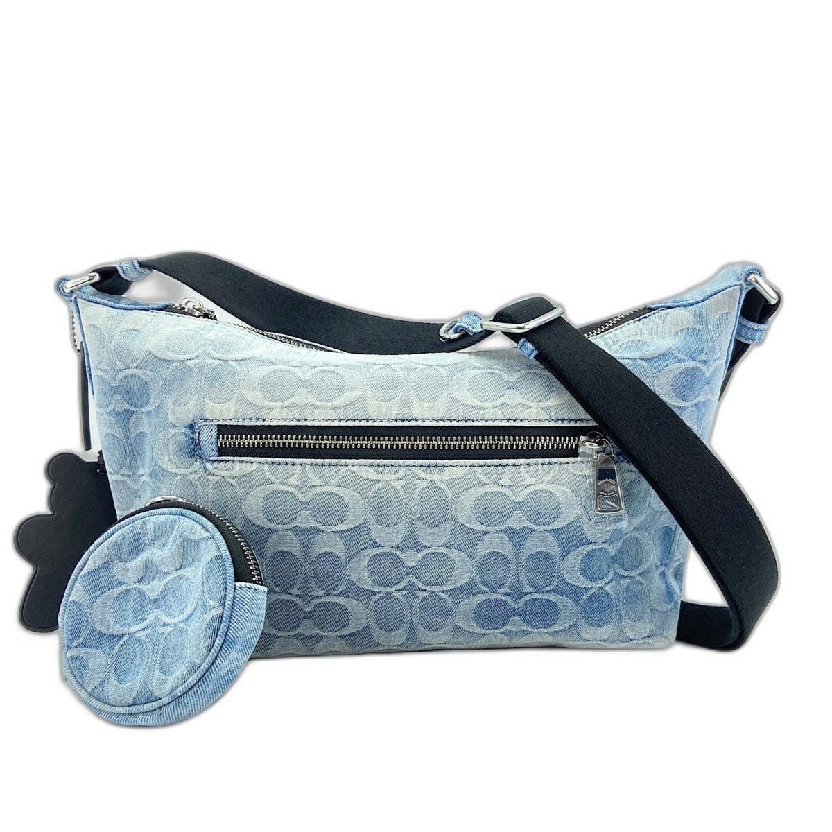 Coach Blue Shoulder Bag (Pre-Owned)