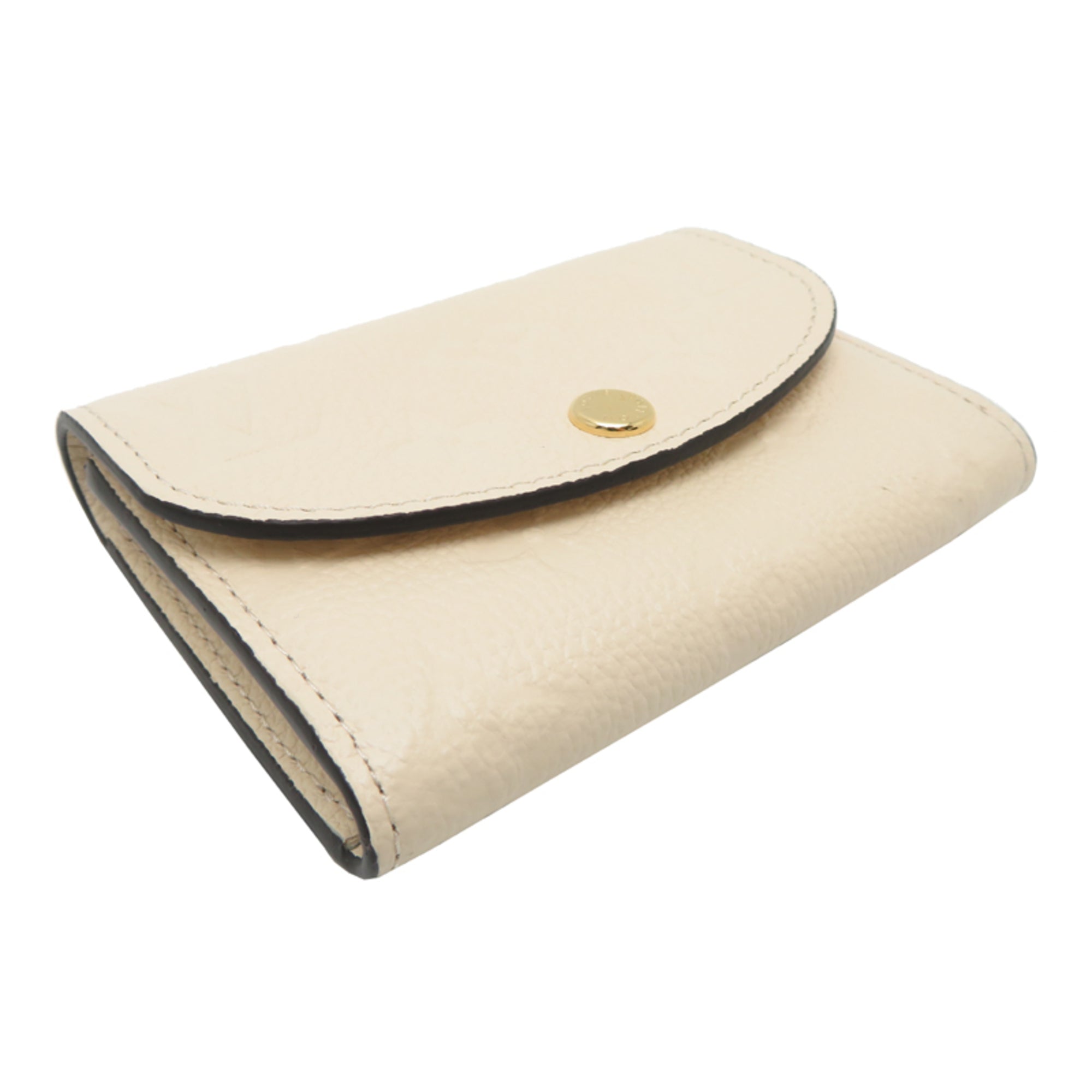 Louis Vuitton Cream Monogram Empreinte Coin Purse/Coin Case (Pre-Owned)