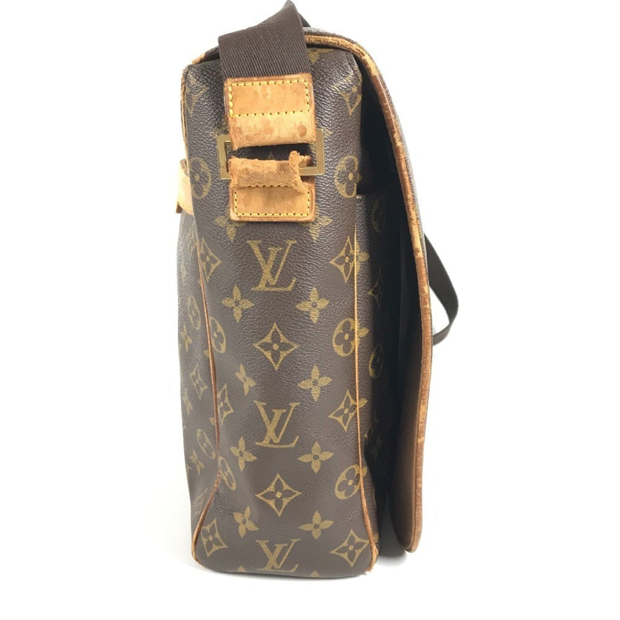 Louis Vuitton Brown Monogram Canvas Messenger Bag Shoulder Bag (Pre-Owned)