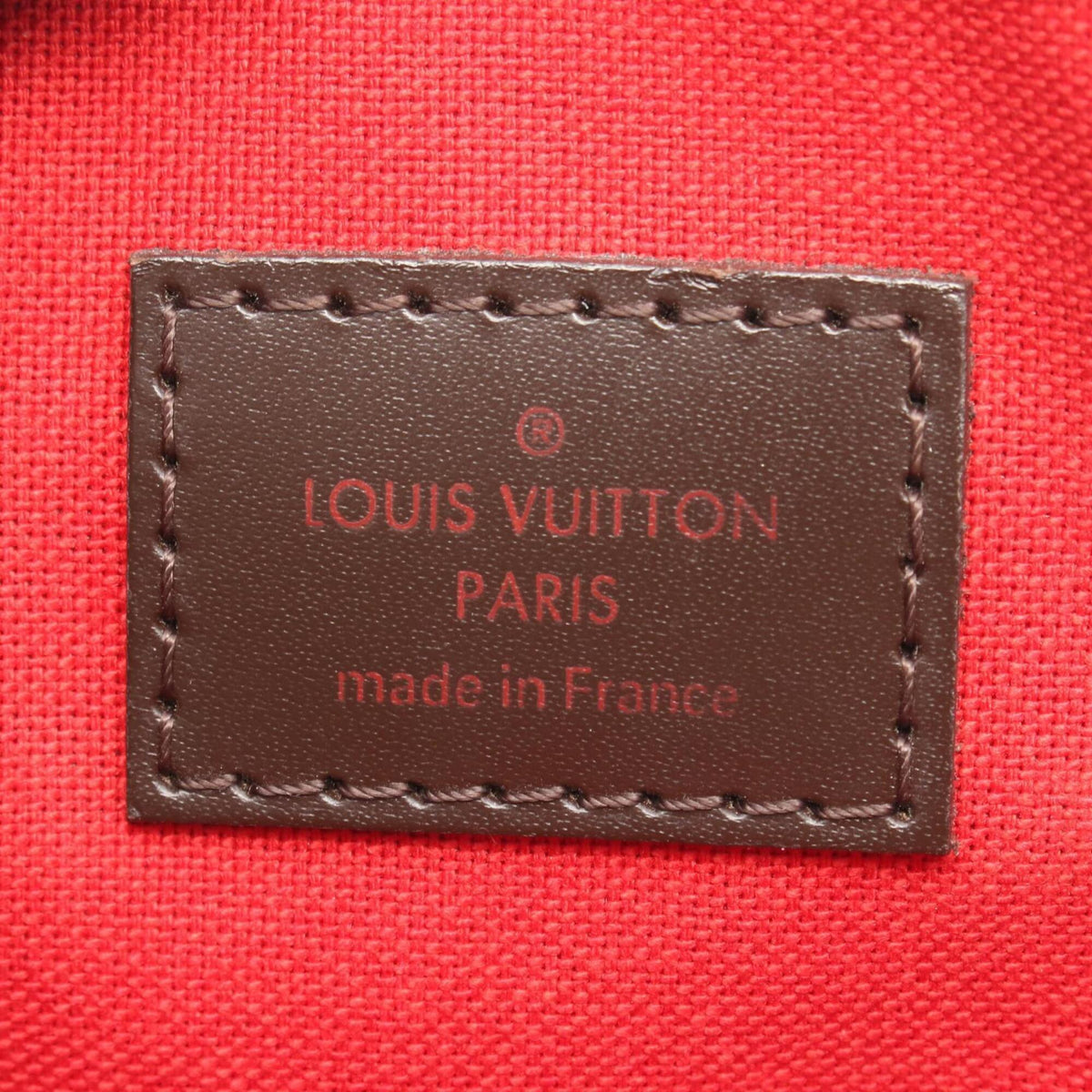 Louis Vuitton Brown Damier Canvas Coated Canvas Leather Handbag Shoulder Bag (Pre-Owned)