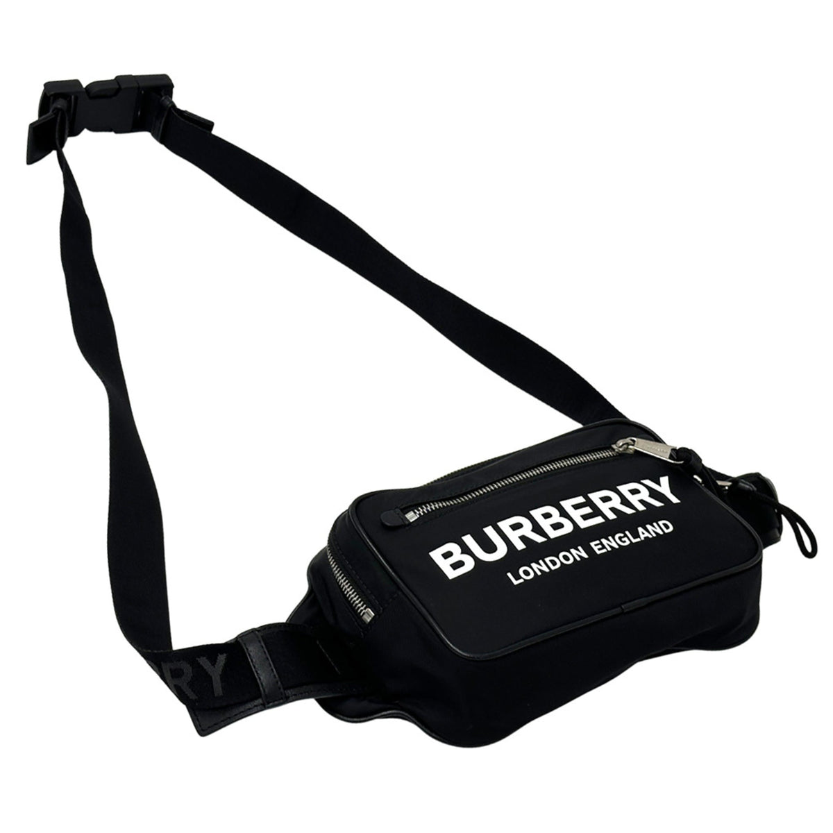 Burberry Black Nylon Handbag Sling Bag (Pre-Owned)