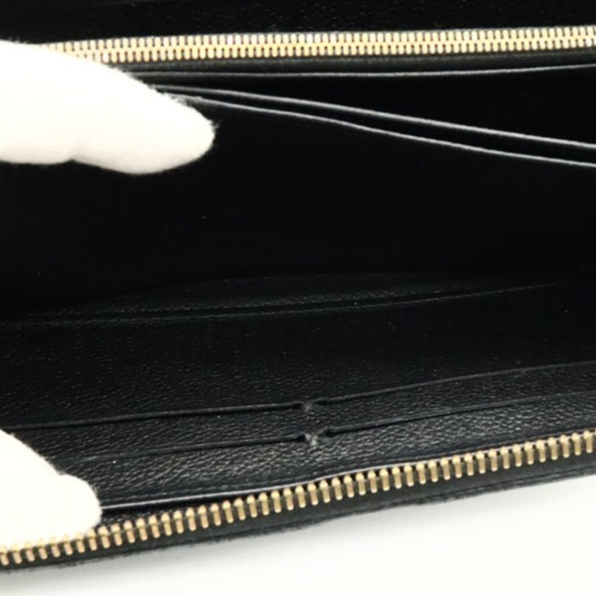 Louis Vuitton Infini Navy Monogram Empreinte Long Wallet (Bi-Fold) (Pre-Owned)