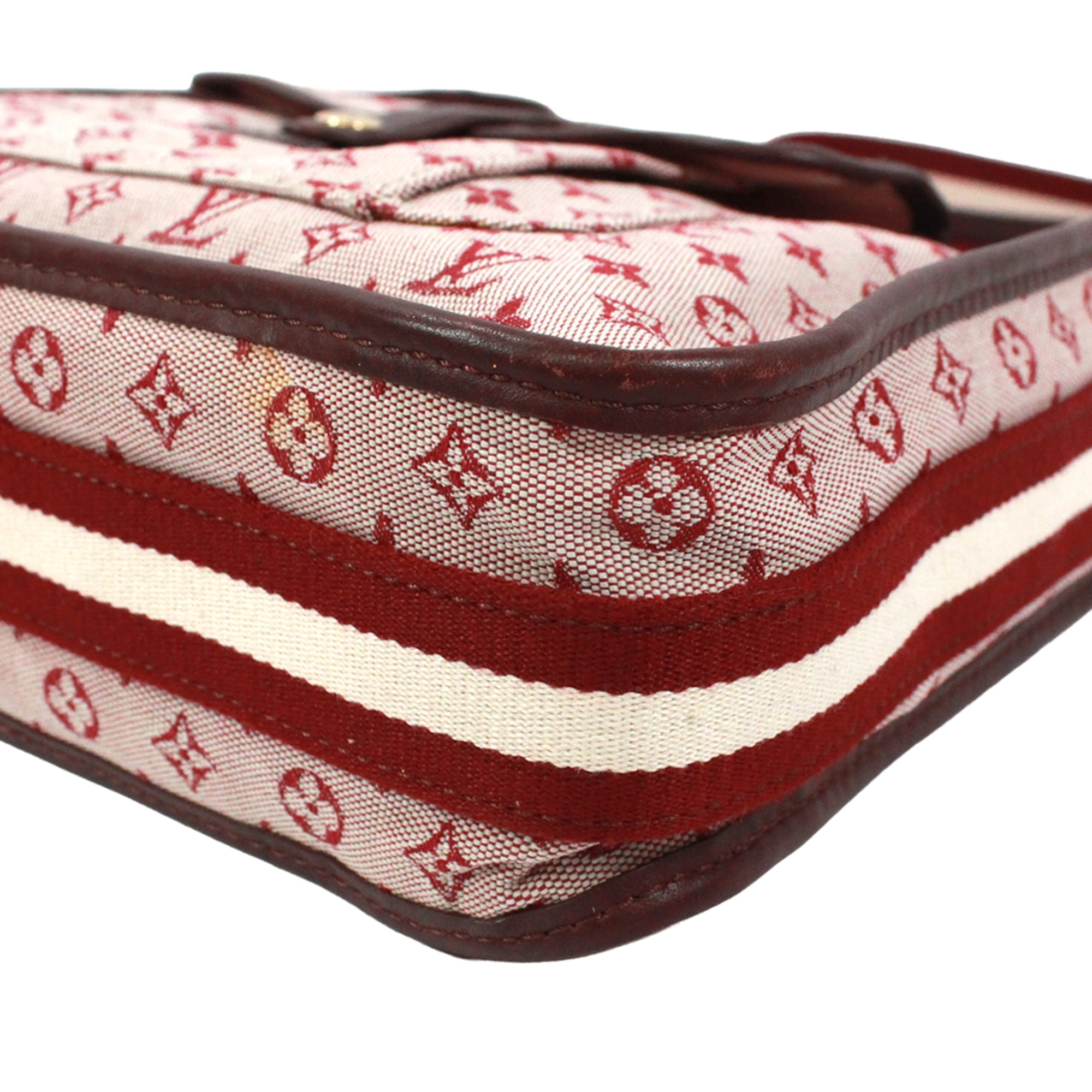 Louis Vuitton Cerise Red Color Monogram Mini Shoulder Bag (Pre-Owned)