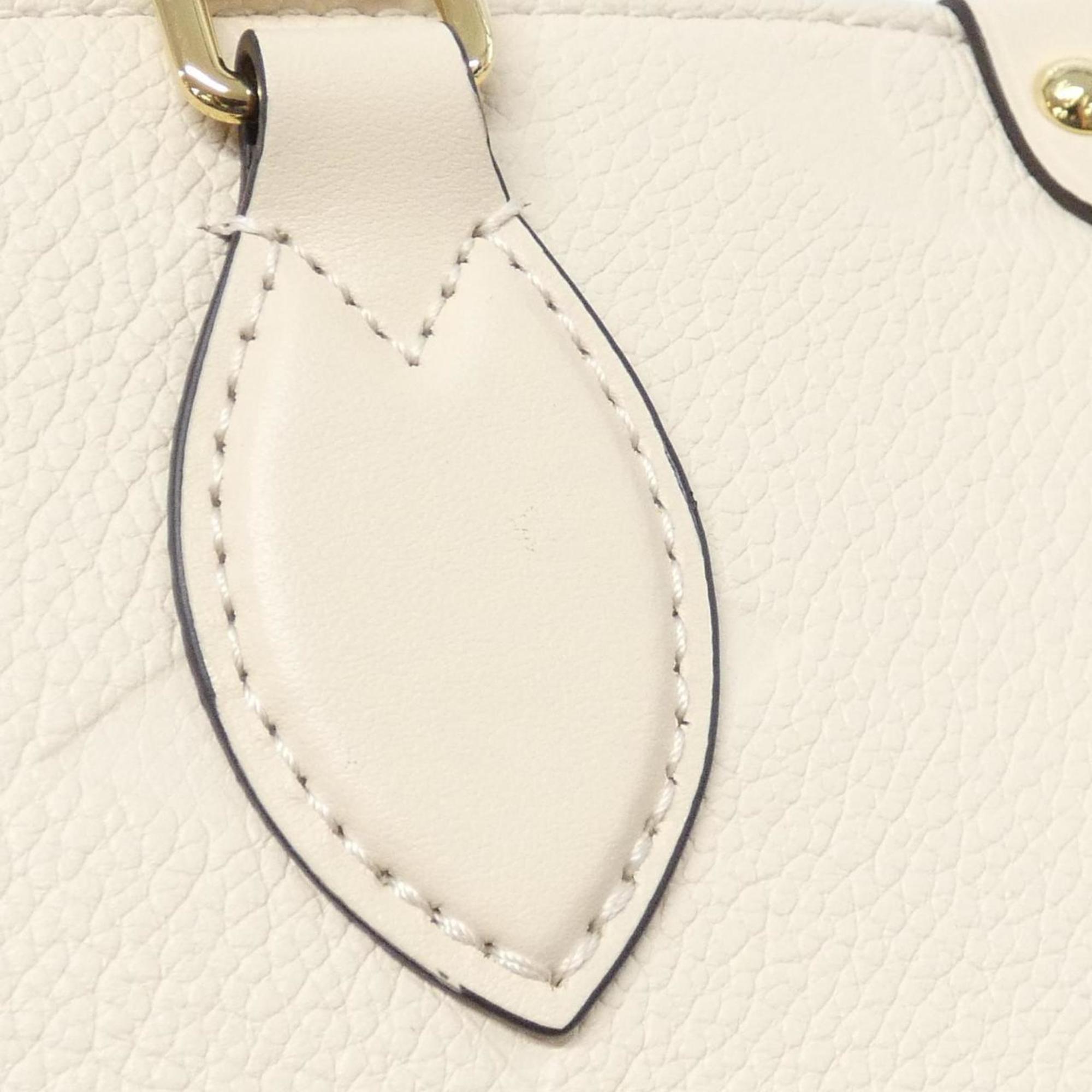 Louis Vuitton Beige Leather Handbag (Pre-Owned)