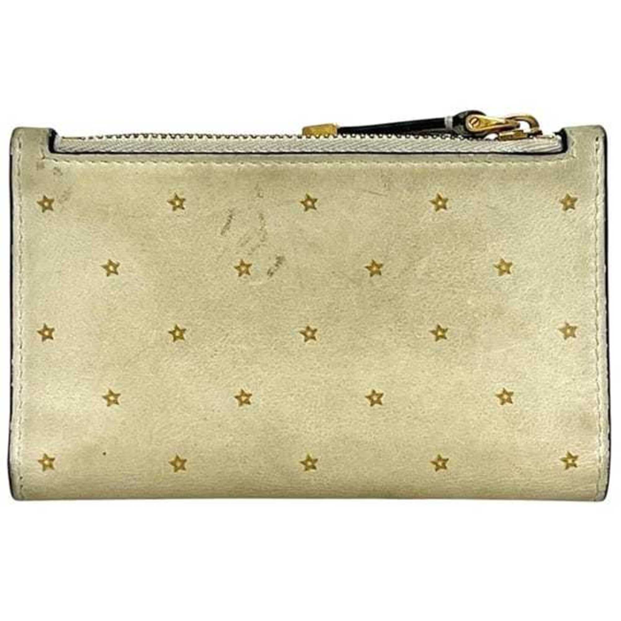 Christian Dior Beige Leather Wallet (Bi-Fold) (Pre-Owned)