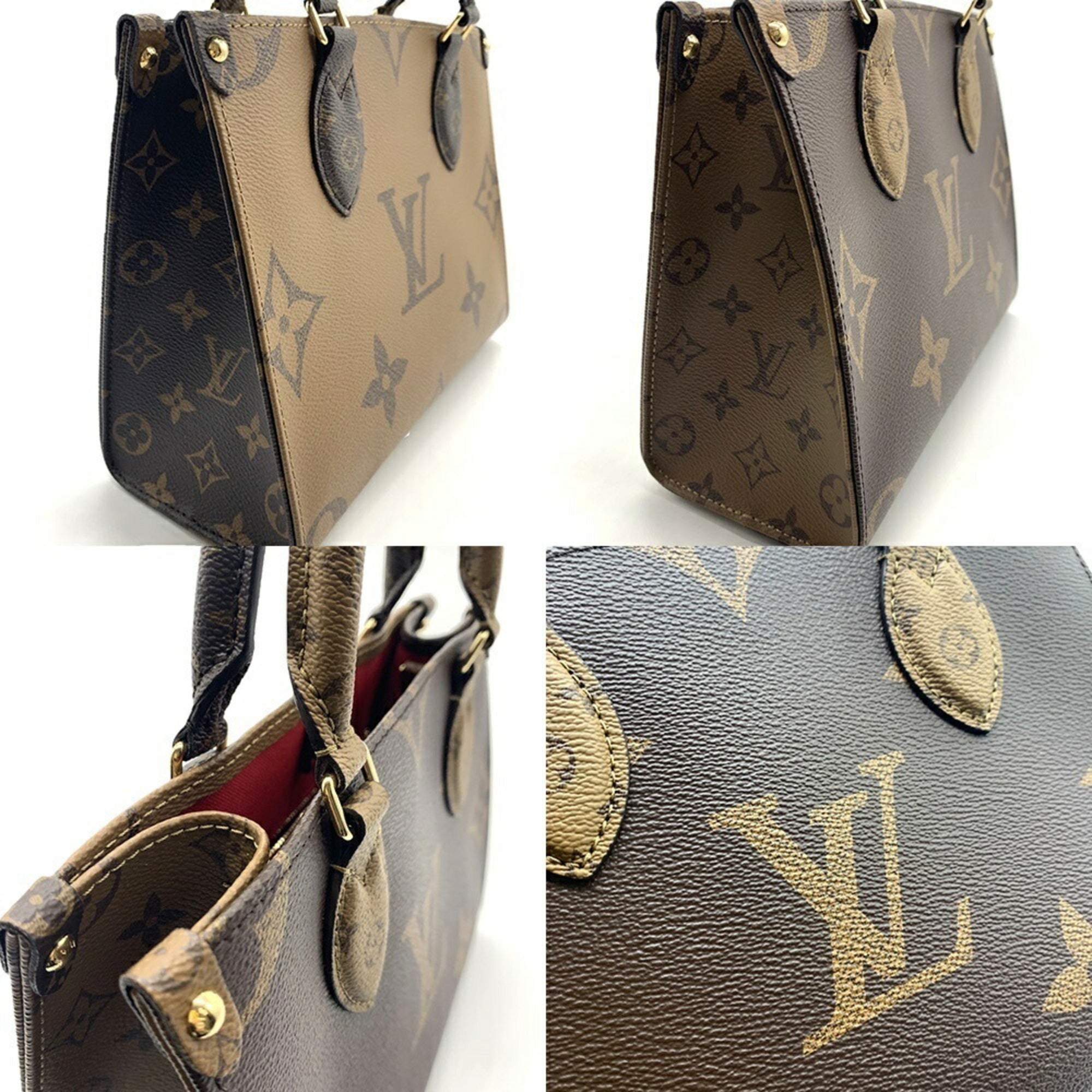 Louis Vuitton Brown Monogram Reverse Monogram Reverse Tote Bag (Pre-Owned)