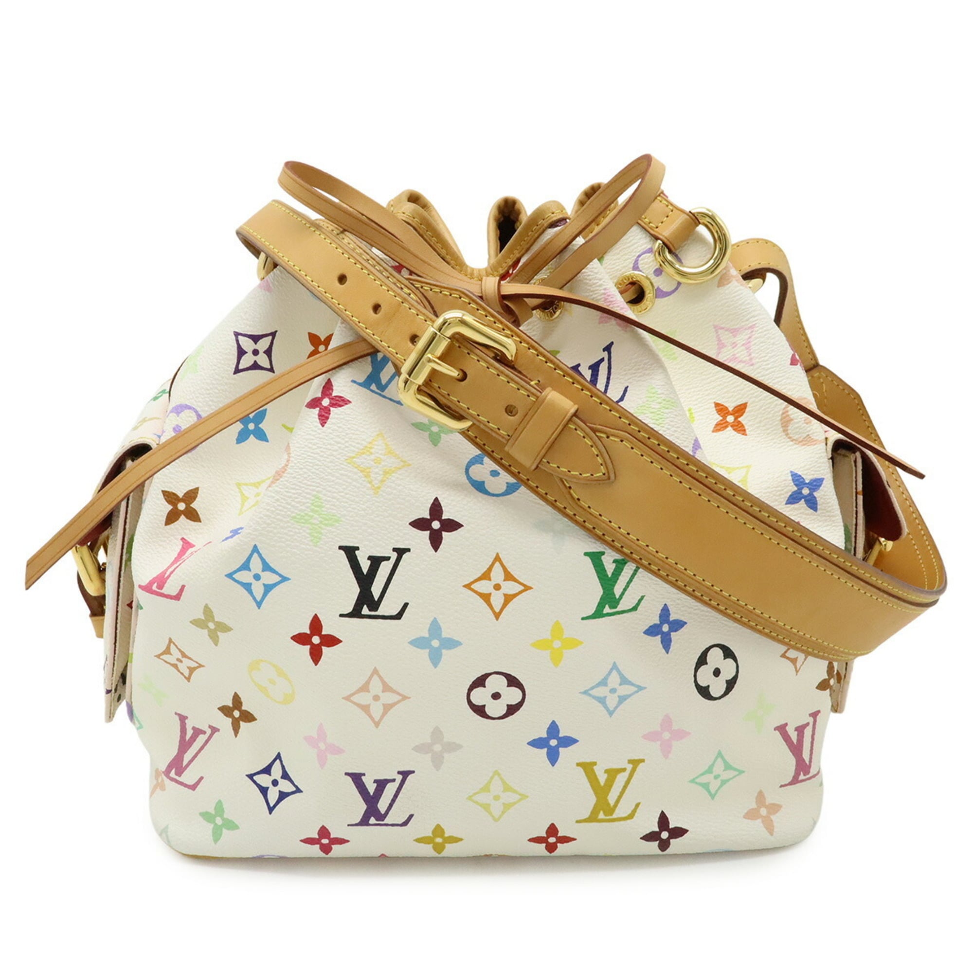 Louis Vuitton Blanc Monogram Multi-Color White Monogram Multicolore Shoulder Bag (Pre-Owned)