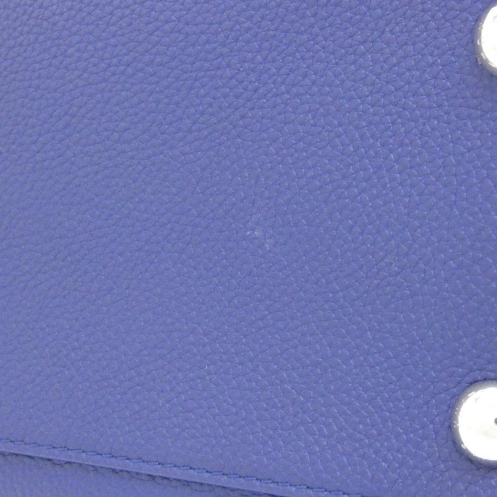 Louis Vuitton Blue Leather Handbag (Pre-Owned)