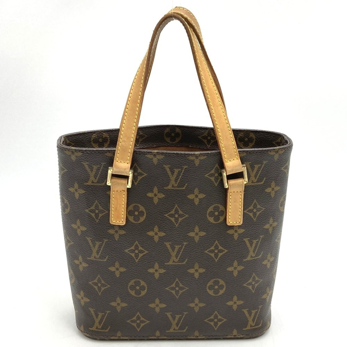 Louis Vuitton Brown Monogram Canvas Handbag (Pre-Owned)