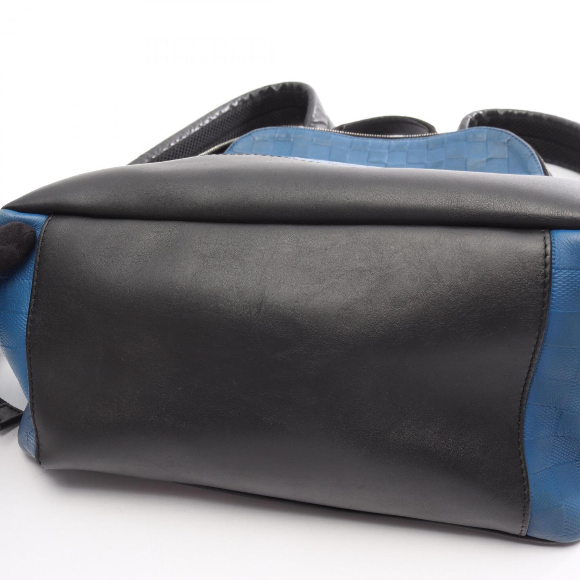 Louis Vuitton Black Blue Infini Damier Infini Backpack (Pre-Owned)