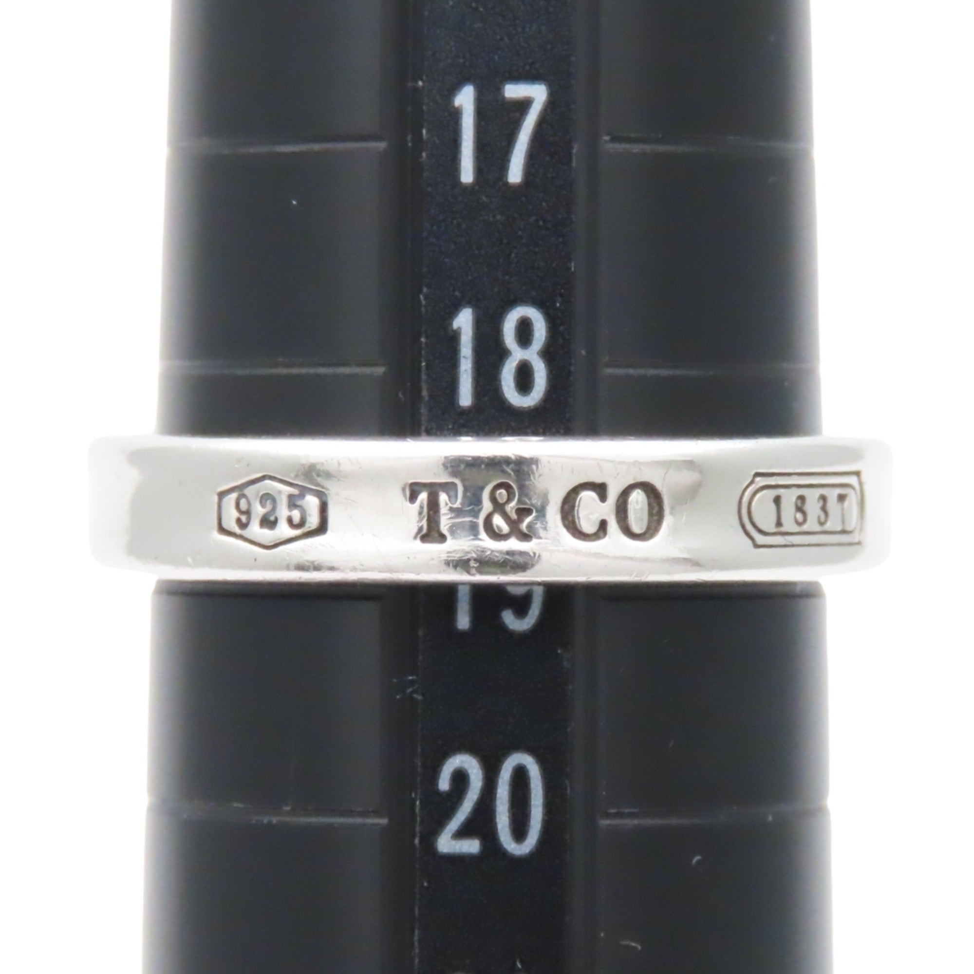 Tiffany Silver Silver 925 Band Ring (Pre-Owned)