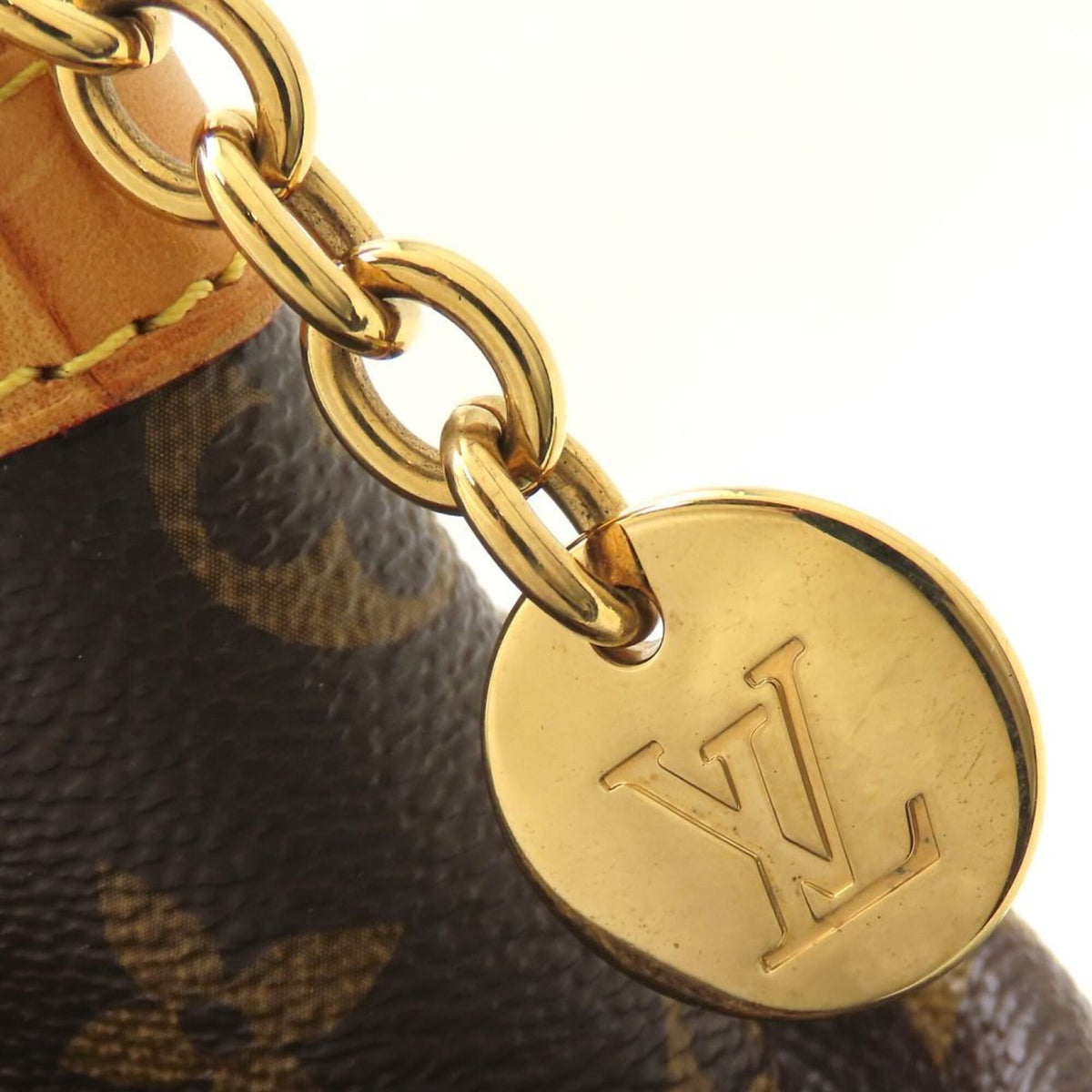 Louis Vuitton Brown Monogram Canvas Handbag (Pre-Owned)