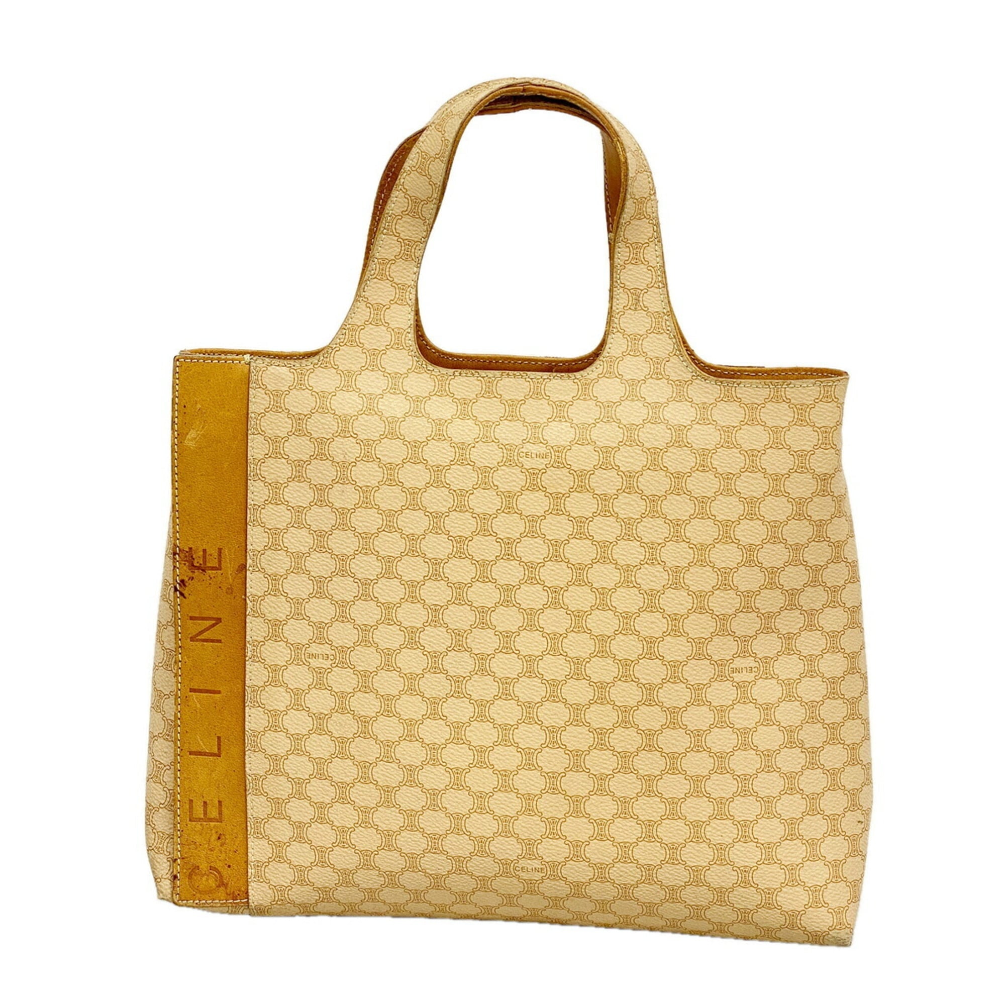 Celine Brown Pvc Handbag (Pre-Owned)