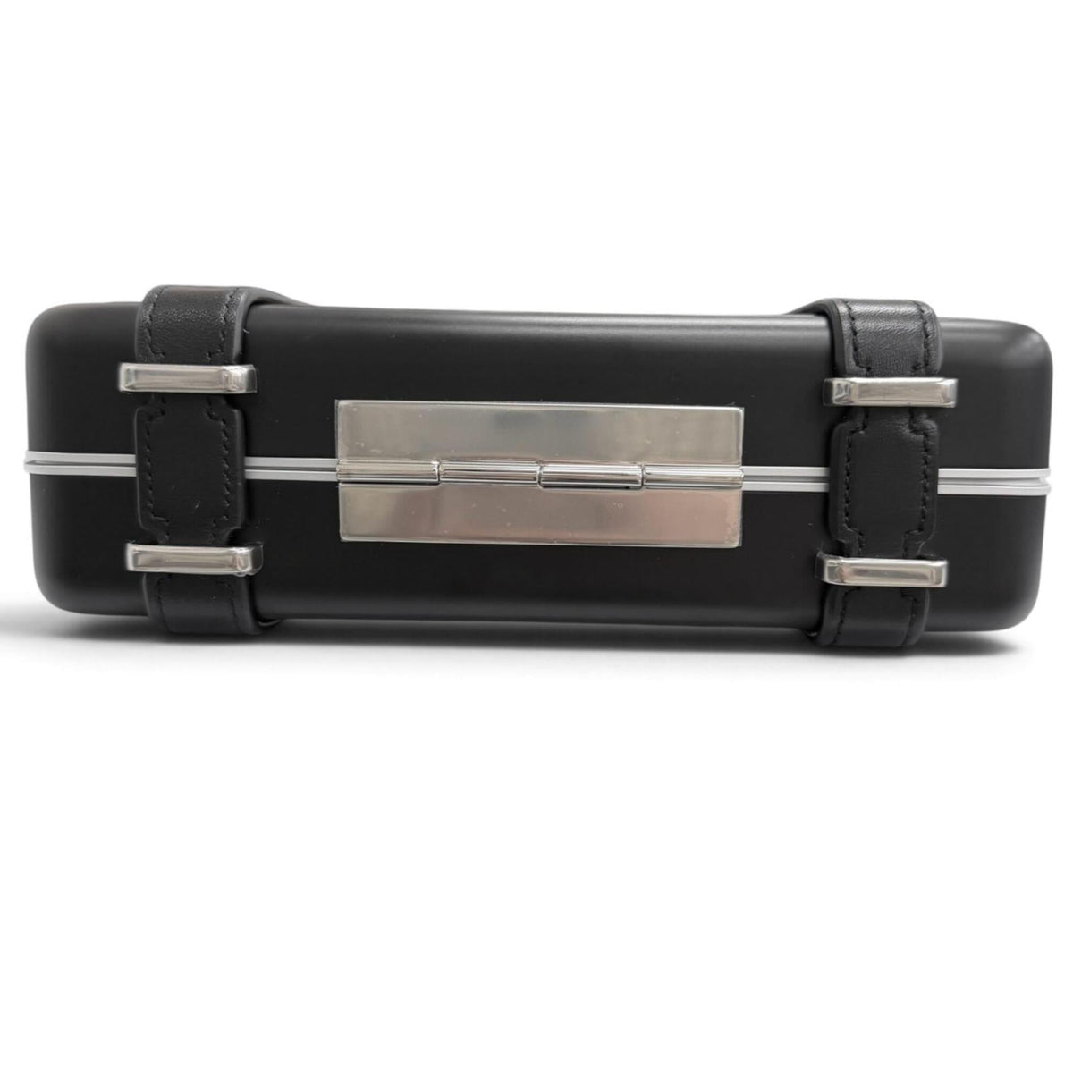 Rimowa Black Aluminum Leather Shoulder Bag (Pre-Owned)