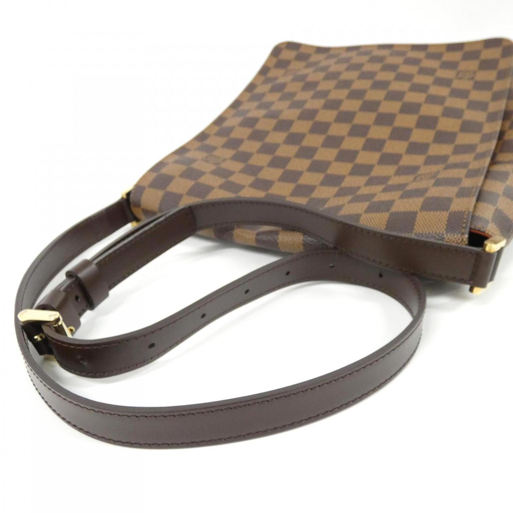 Louis Vuitton Damier Damier Canvas Ebene Damier Canvas Shoulder Bag (Pre-Owned)