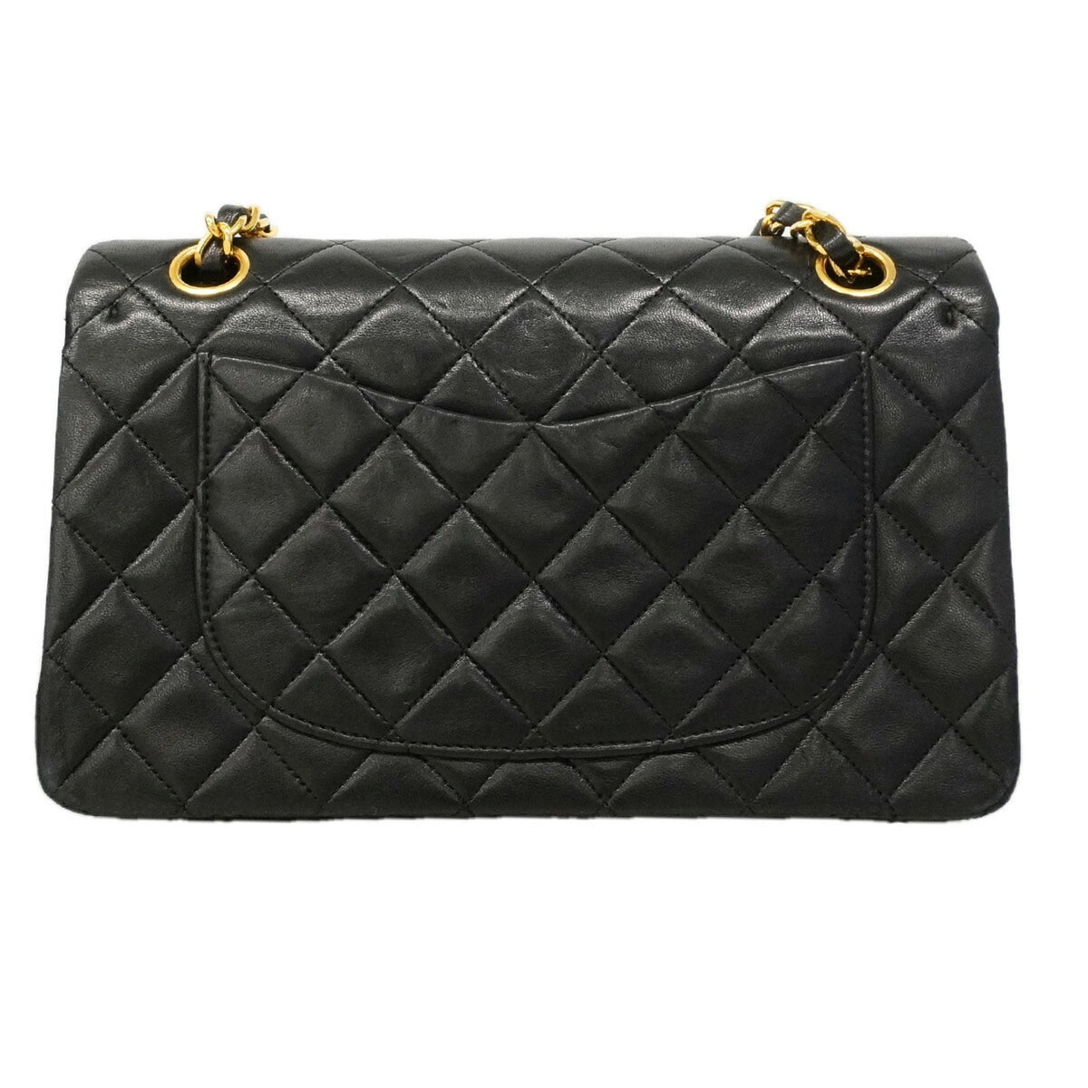 Chanel Black Leather Shoulder Bag (Pre-Owned)