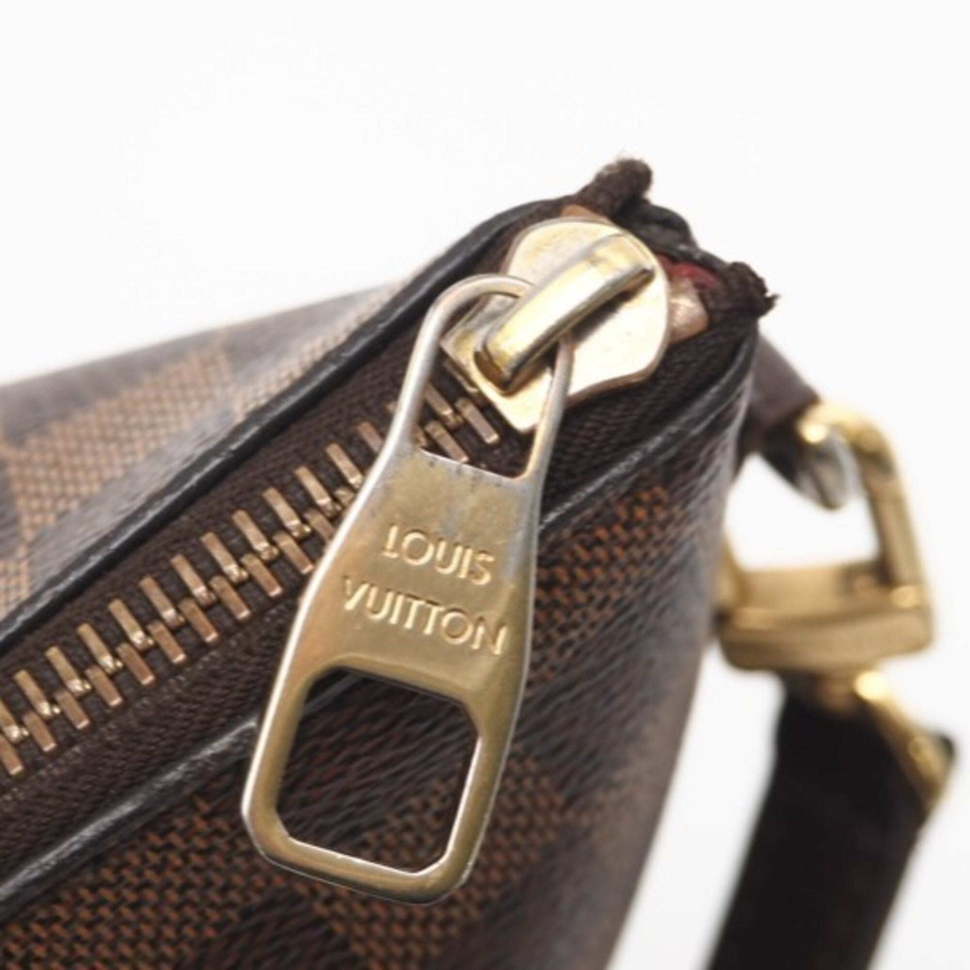 Louis Vuitton Brown Coated Canvas Leather Handbag (Pre-Owned)