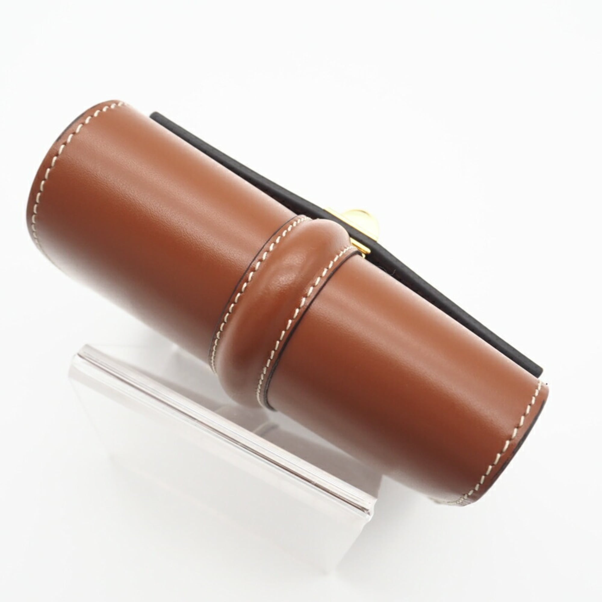 Celine Brown Satin Wallet (Tri-Fold) (Pre-Owned)