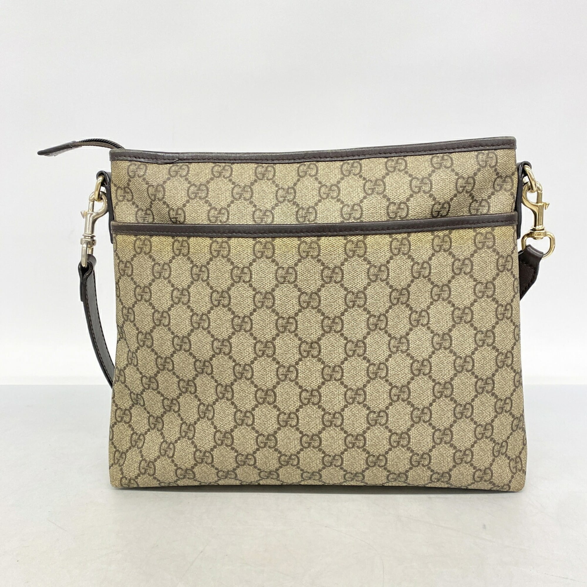 Gucci Brown Pvc Shoulder Bag (Pre-Owned)