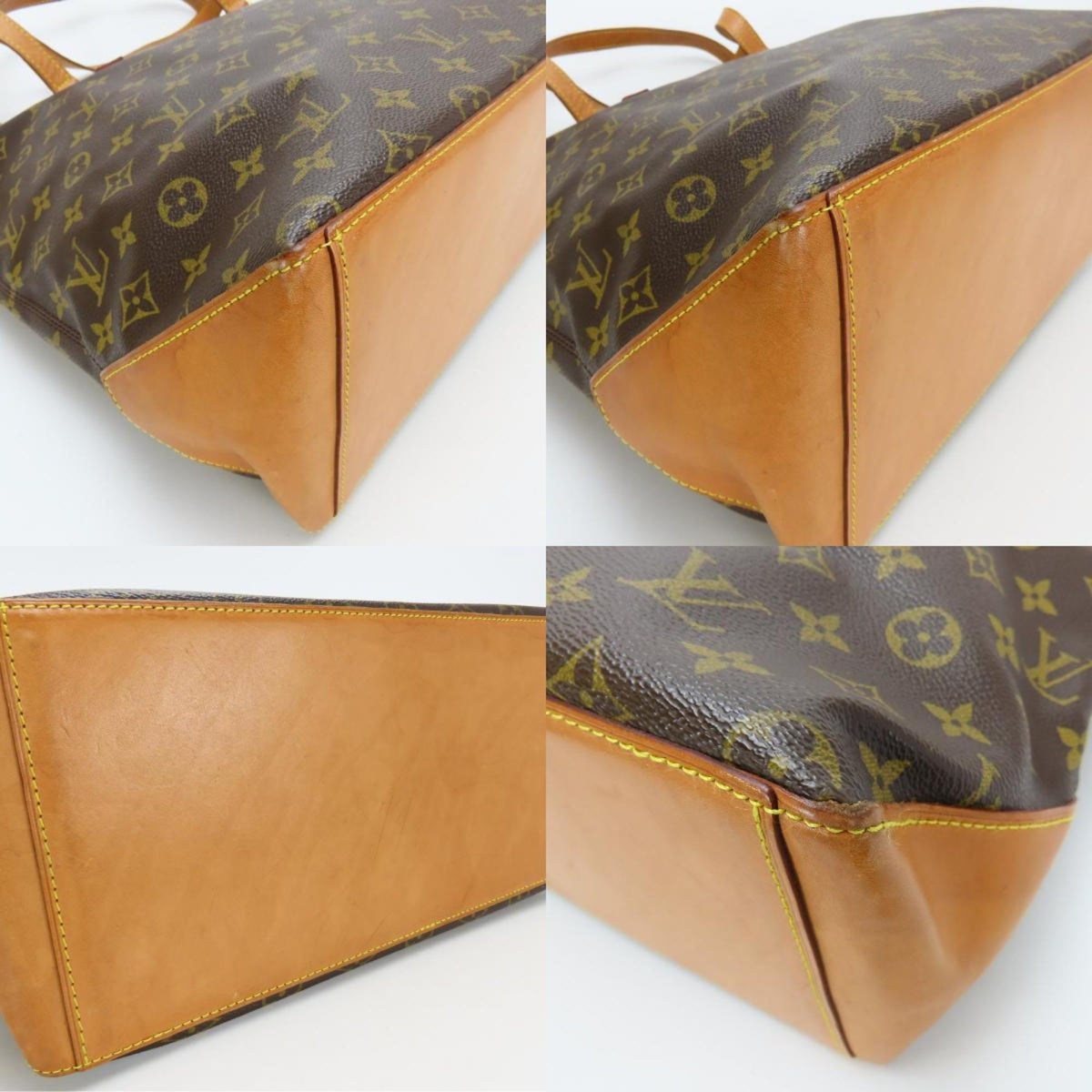 Louis Vuitton Brown Monogram Leather Tote Bag (Pre-Owned)