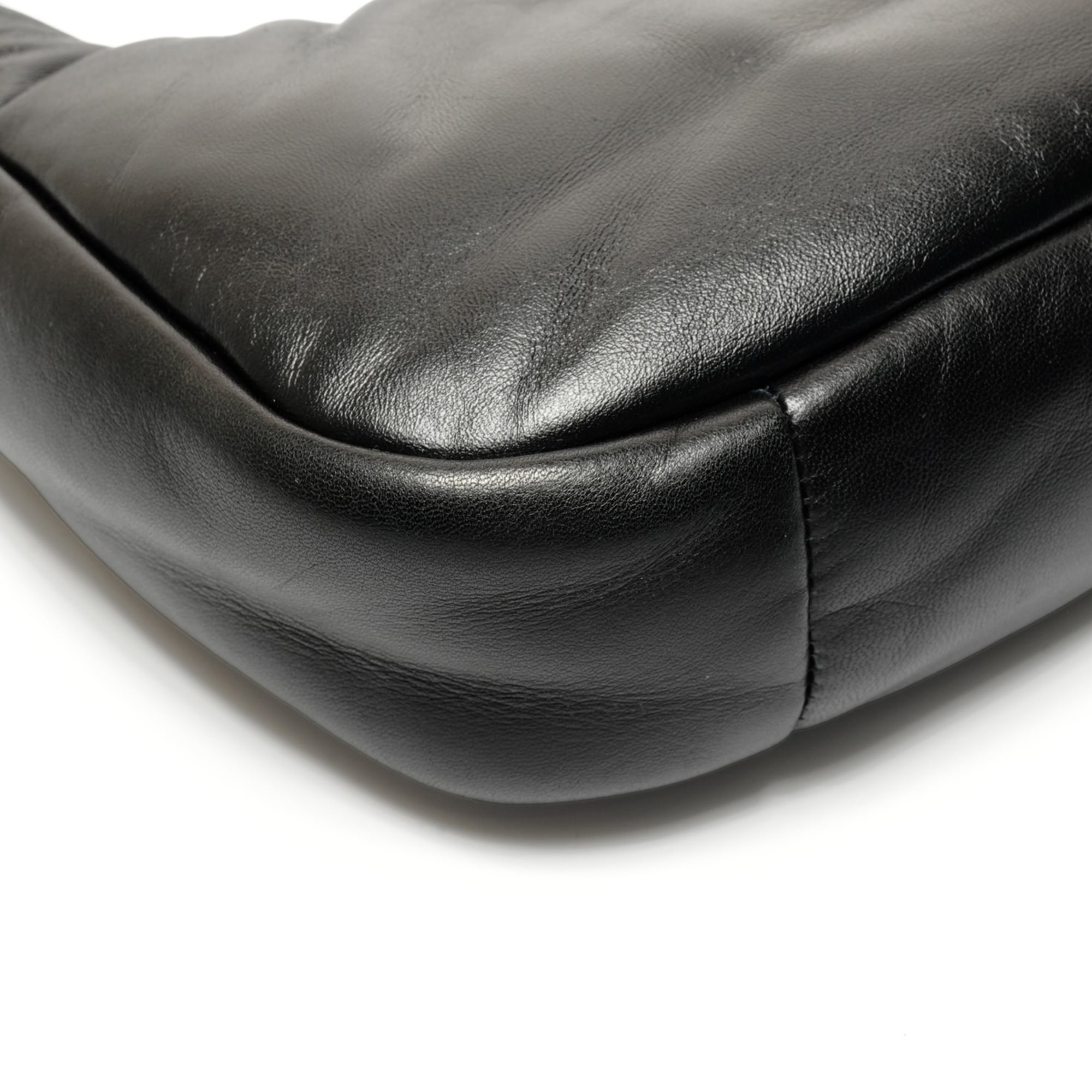 Prada Black Nappa Leather Handbag (Pre-Owned)