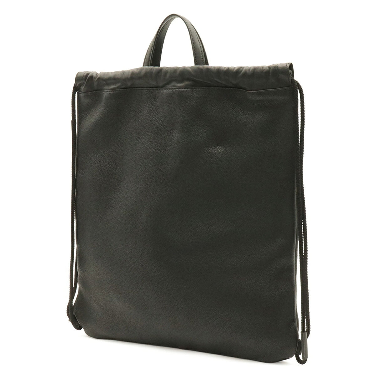 Gucci Black Green Red Color Leather Backpack Tote Bag (Pre-Owned)