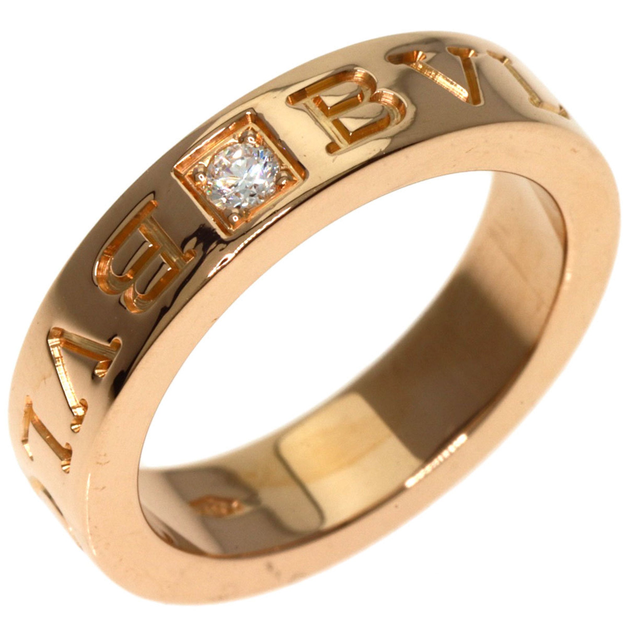 Bvlgari Pink Gold Pink Gold (18K) Band Ring (Pre-Owned)