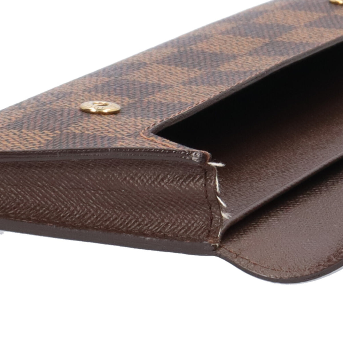 Louis Vuitton Damier Brown Damier Canvas Long Wallet (Bi-Fold) (Pre-Owned)