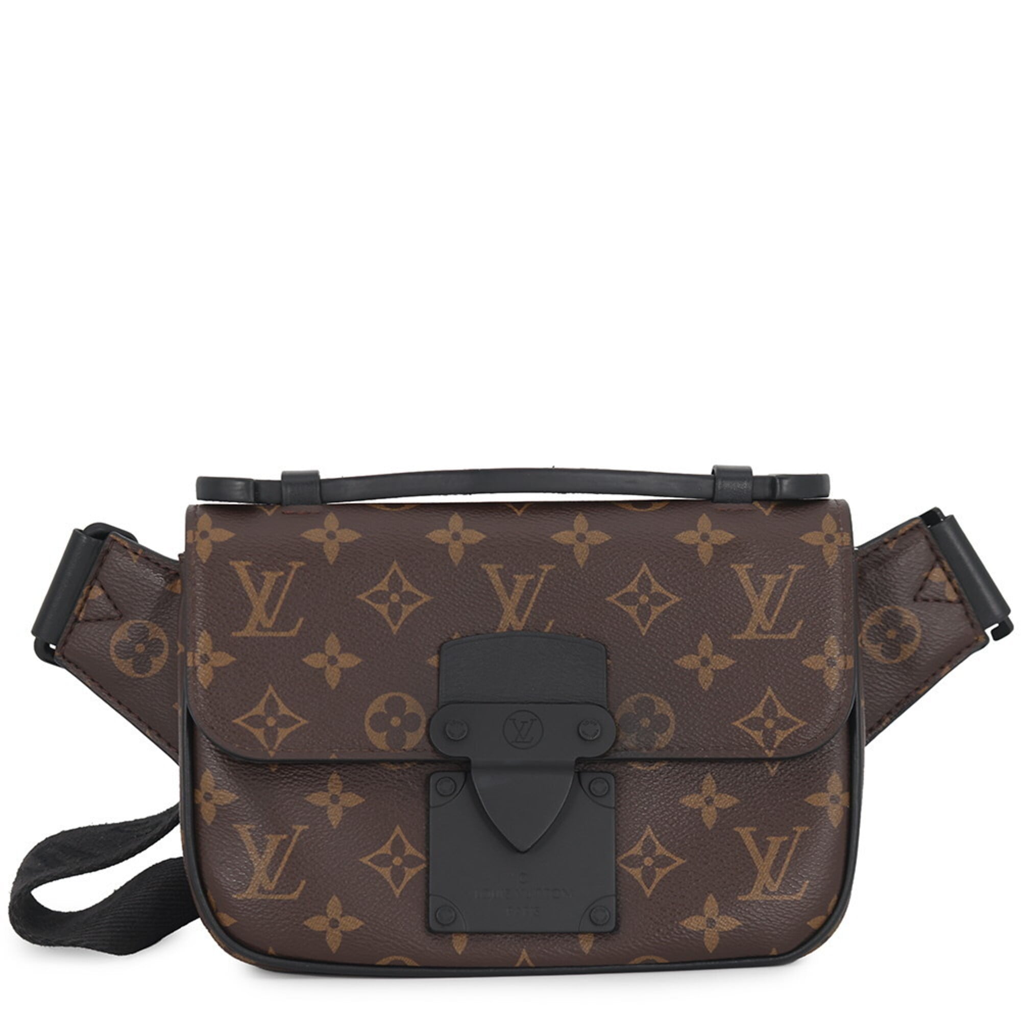 Louis Vuitton Monogram Macassar Noir Monogram Handbag Sling Bag (Pre-Owned)