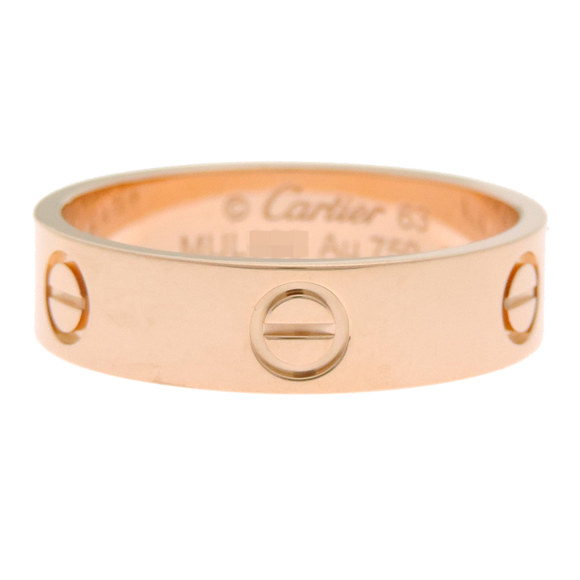 Cartier Pink Gold (18K) Band Ring (Pre-Owned)