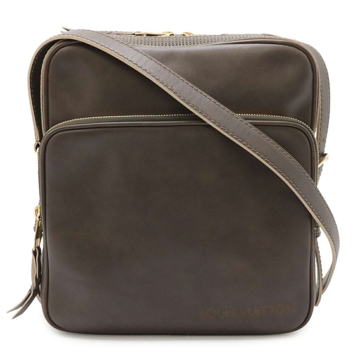 Louis Vuitton Brown Leather Shoulder Bag (Pre-Owned)