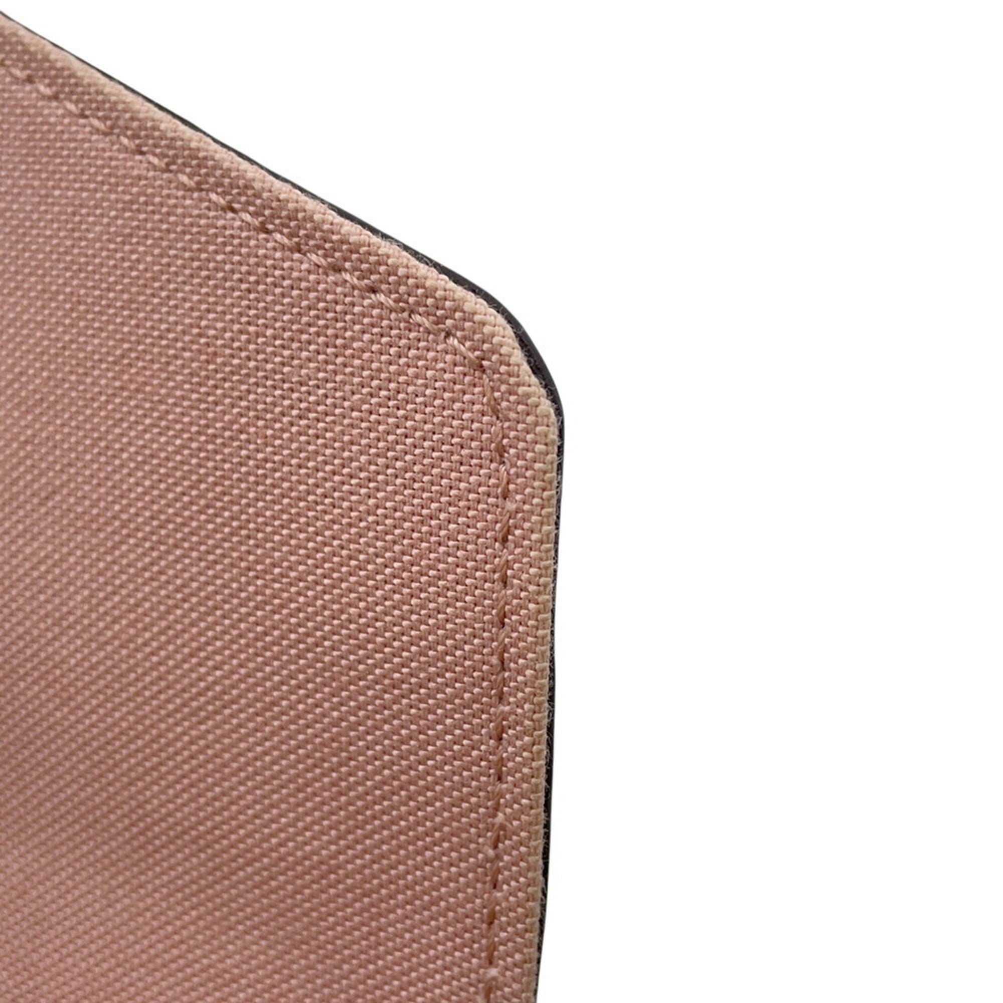 Louis Vuitton Monogram Empreinte Rose Poudre Monogram Empreinte Chain/Shoulder Wallet (Pre-Owned)