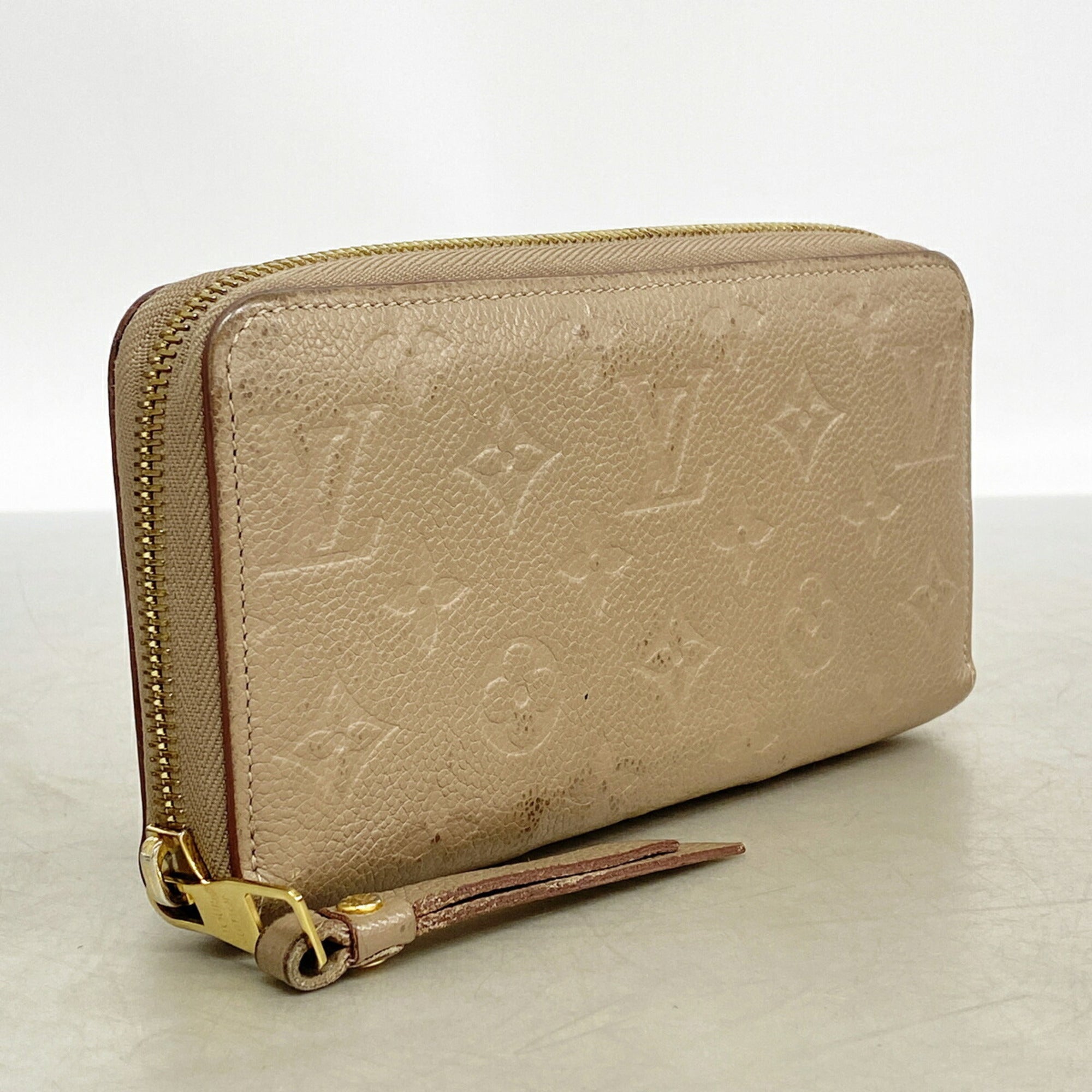Louis Vuitton Taupe Long Wallet (Bi-Fold) (Pre-Owned)