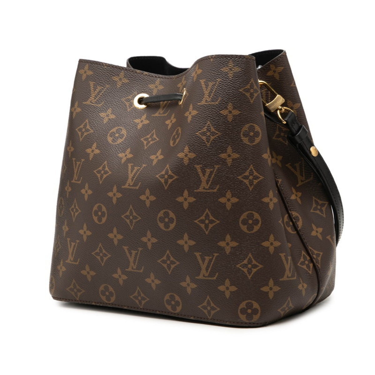 Louis Vuitton Black Brown Monogram Noir Pvc Shoulder Bag Tote Bag (Pre-Owned)