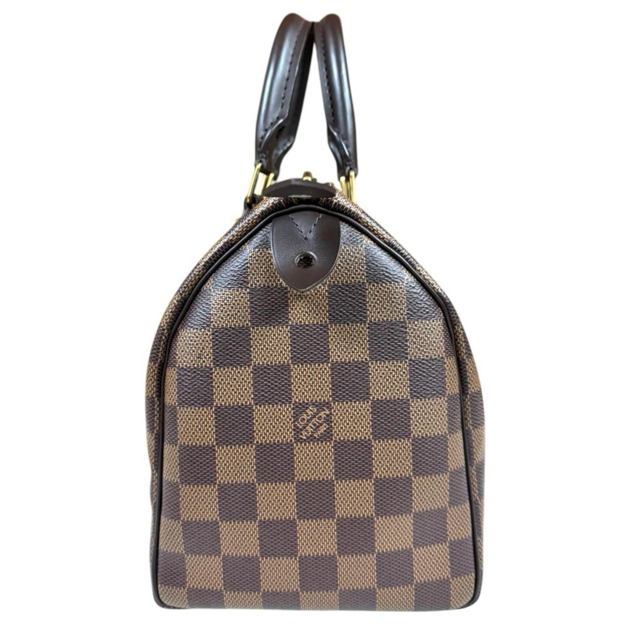 Louis Vuitton Damier Brown Damier Canvas Handbag (Pre-Owned)